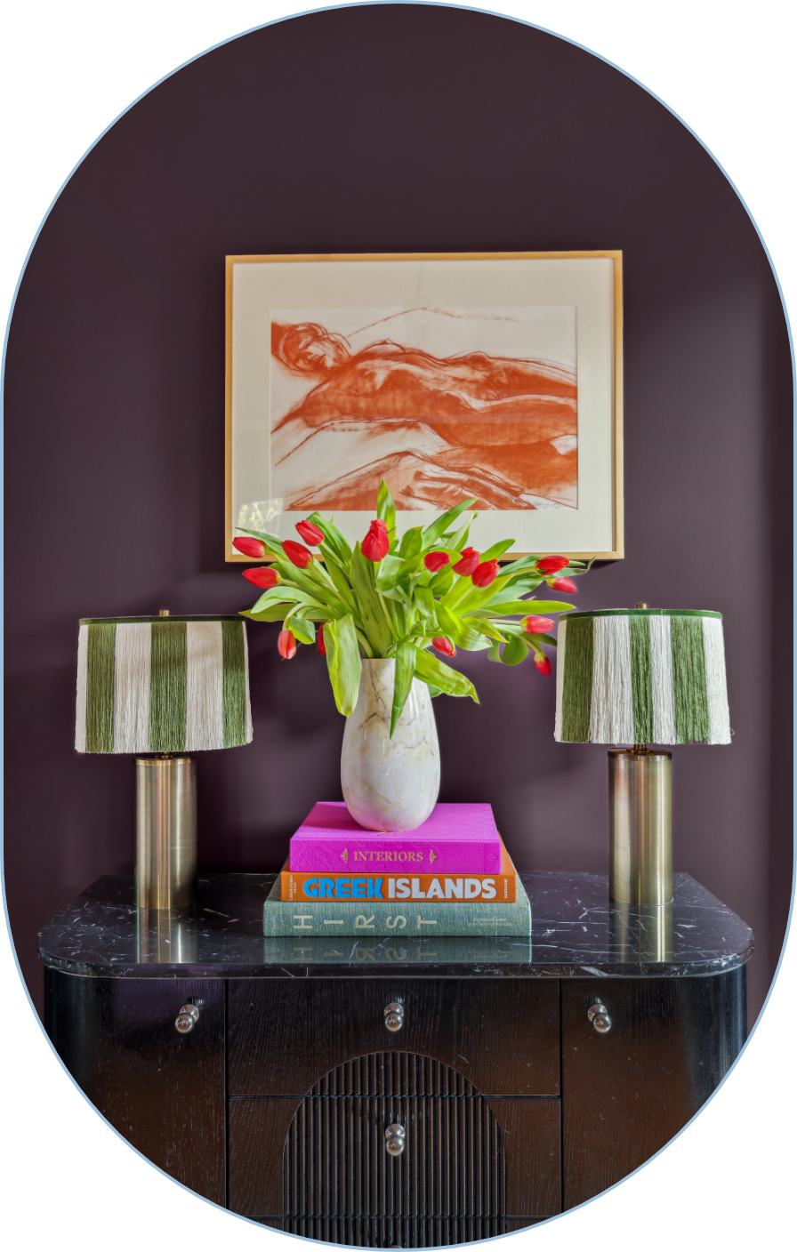 Entryway design and styling in Austin, Texas by Hannah Goetz