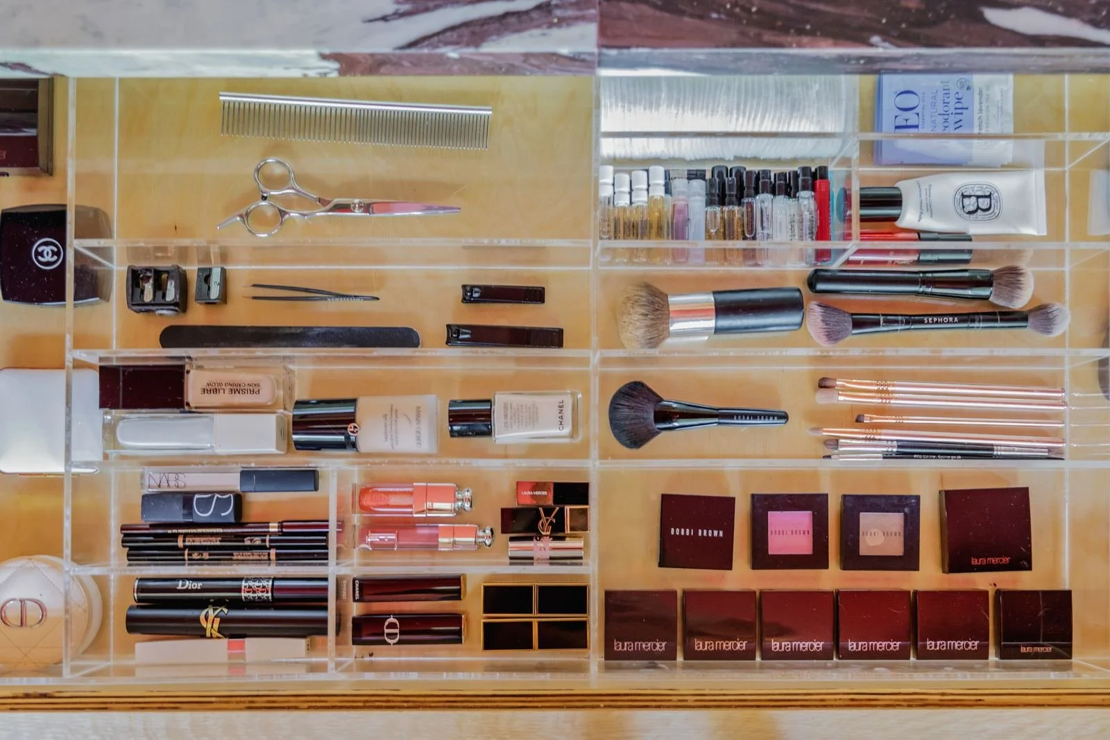 makeup-drawer-organization-custom-acrylic-insert-overhead.jpg