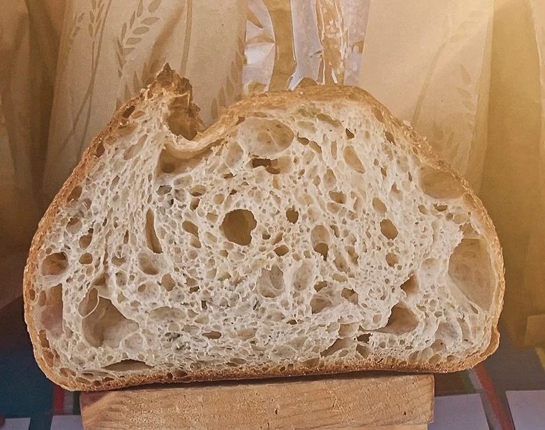 Back to baking this Saturday 10/18 Available:

Marble chocolate, cherry sourdough 

Quinoa, herb de Provence sourdough

Honey, wheat, sesame, sunflower sourdough 

Cinnamon raisin rye sourdough

Traditional sourdough 

French baguette 

Roasted garli
