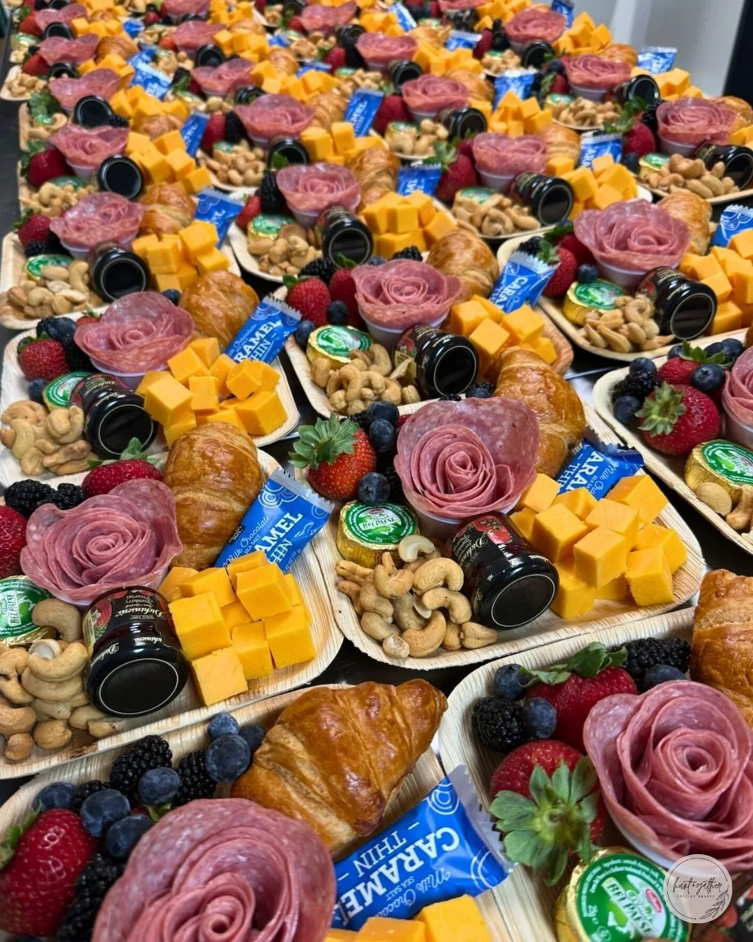 The more the merrier 😊 Bite Size Boards for the win! 

#HuntAndGatherGrazing #Charcuterie #SmallBusiness #DowntownLaCrosse