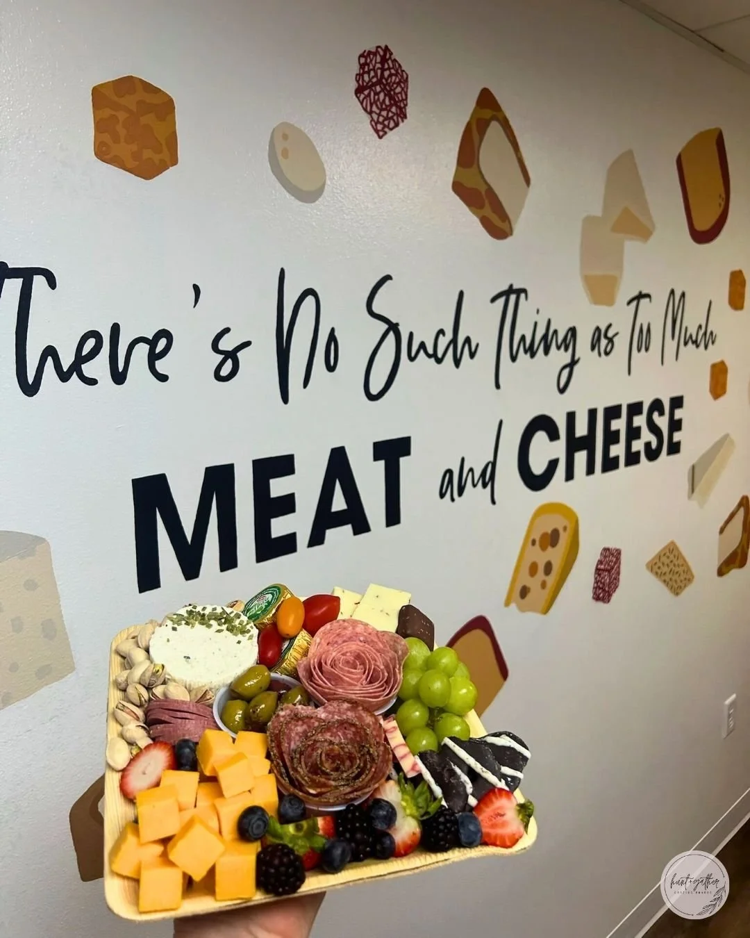 Words to live by 🧀 Our daily kitchen inspiration! 

#HuntAndGatherGrazing #Charcuterie #SmallBusiness #DowntownLaCrosse
