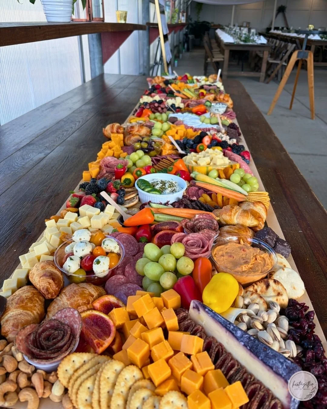 A spread made for forever memories 💍🧀 Interested in a setup for your big day? Fill out our inquiry form at huntandgathergrazing.com/inquire

#HuntAndGatherGrazing #Charcuterie #SmallBusiness #DowntownLaCrosse #WeddingSetups