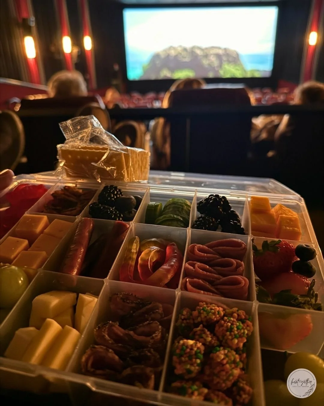 Snackle box: the best movie companion 🎬😋 What's the next movie on your watch list? 

 #HuntAndGatherGrazing #Charcuterie #SnackleBox #SmallBusiness #DowntownLaCrosse