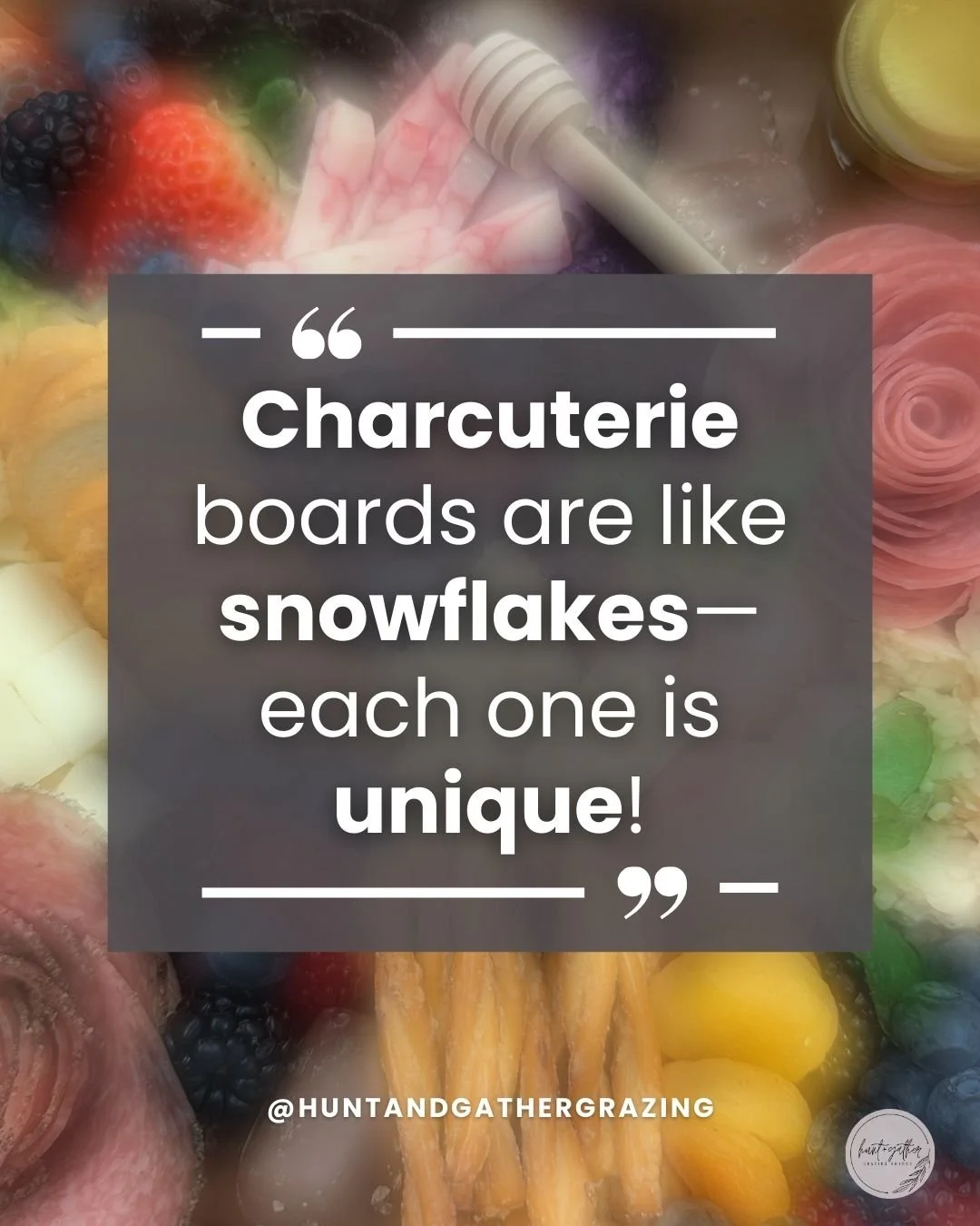 ✨ Charcuterie Quote of the Month ✨ #HuntAndGatherGrazing