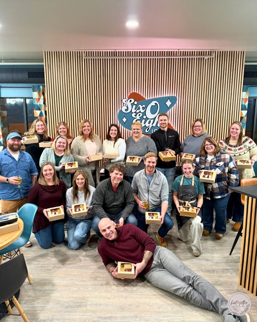 We had such a fun time building boards last month at our Make and Take class with Altra Federal Credit Union and 608 Brewing! Interested in a private Make and Take class of your own? Inquire today at huntandgathergrazing.com/inquire

#HuntAndGatherGr