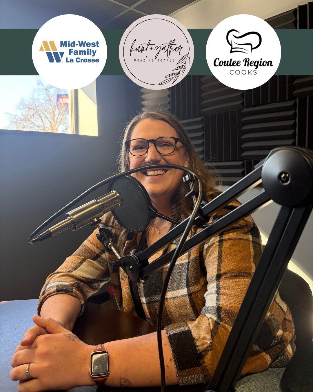 We were featured on Coulee Region Cooks with @midwestfamilyentertainment! 🎧 Take a listen at: loom.ly/fHNlxFM

"In this episode of Coulee Region Cooks, host Courtney Vaaler welcomes back Emily and Hannah from Hunt and Gather Grazing Boards. The