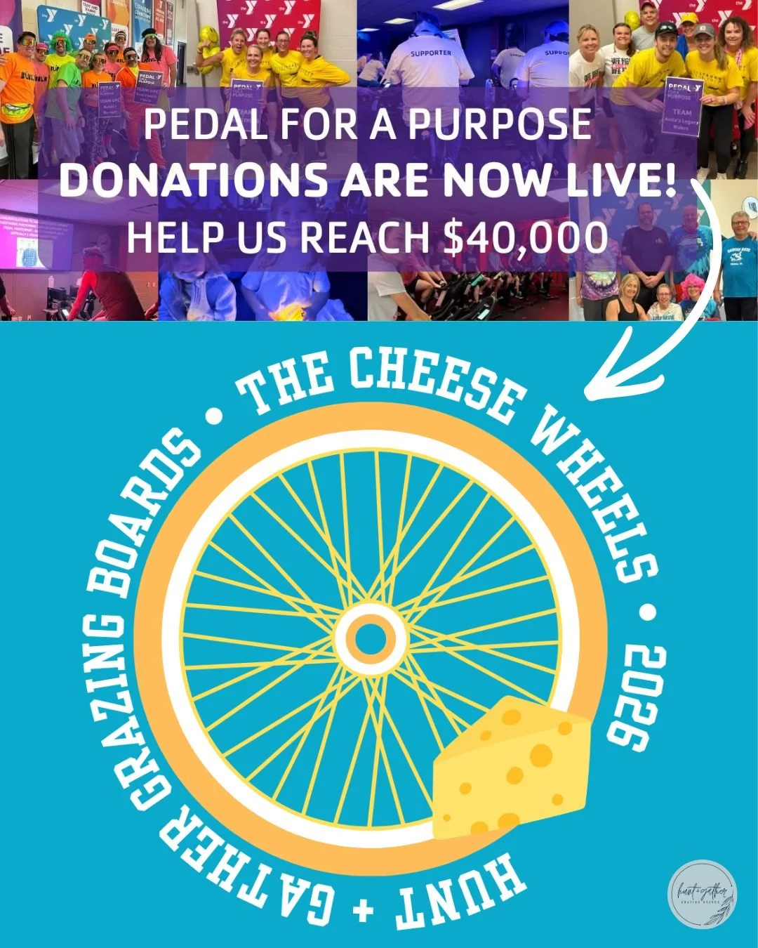 The Hunt + Gather team is participating in the @laxymca annual fundraising/cycling event to benefit their cancer survivorship programs, LIVESTRONG and YOUTHSTRONG 💛 These life-changing programs allow individuals to build strength, hope, and communit