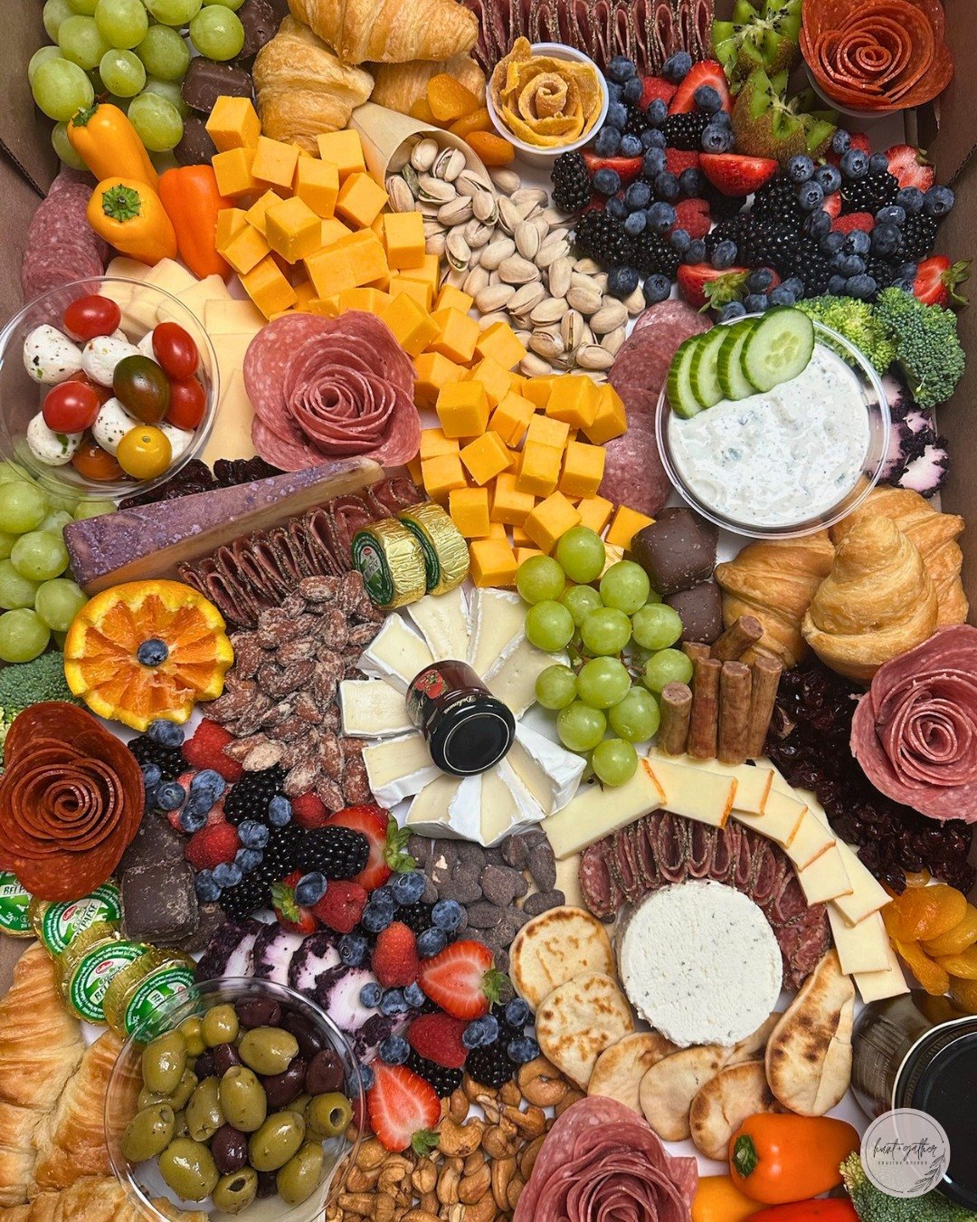 April's here, and this board is no joke! 😋

#HuntAndGatherGrazing #Charcuterie #SmallBusiness #DowntownLaCrosse