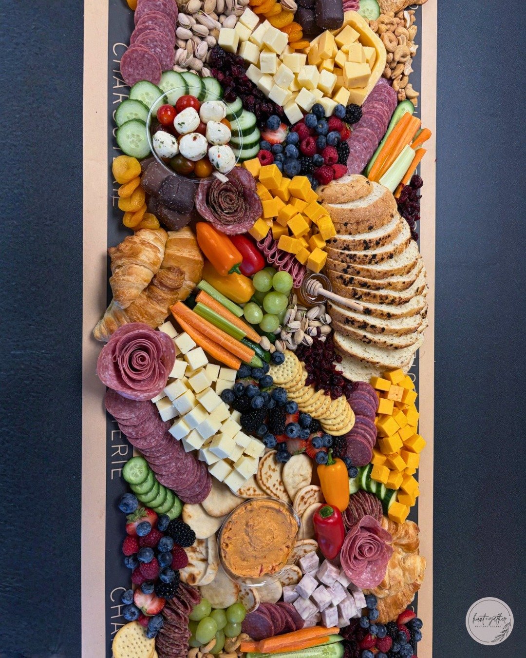 🍇 Event Setups 🧀 Did you know we can customize items to your celebration? Let us know in the notes of your inquiry form what you are celebrating, and we can work to make magic happen!

Interested in a setup at your next gathering? Visit huntandgath