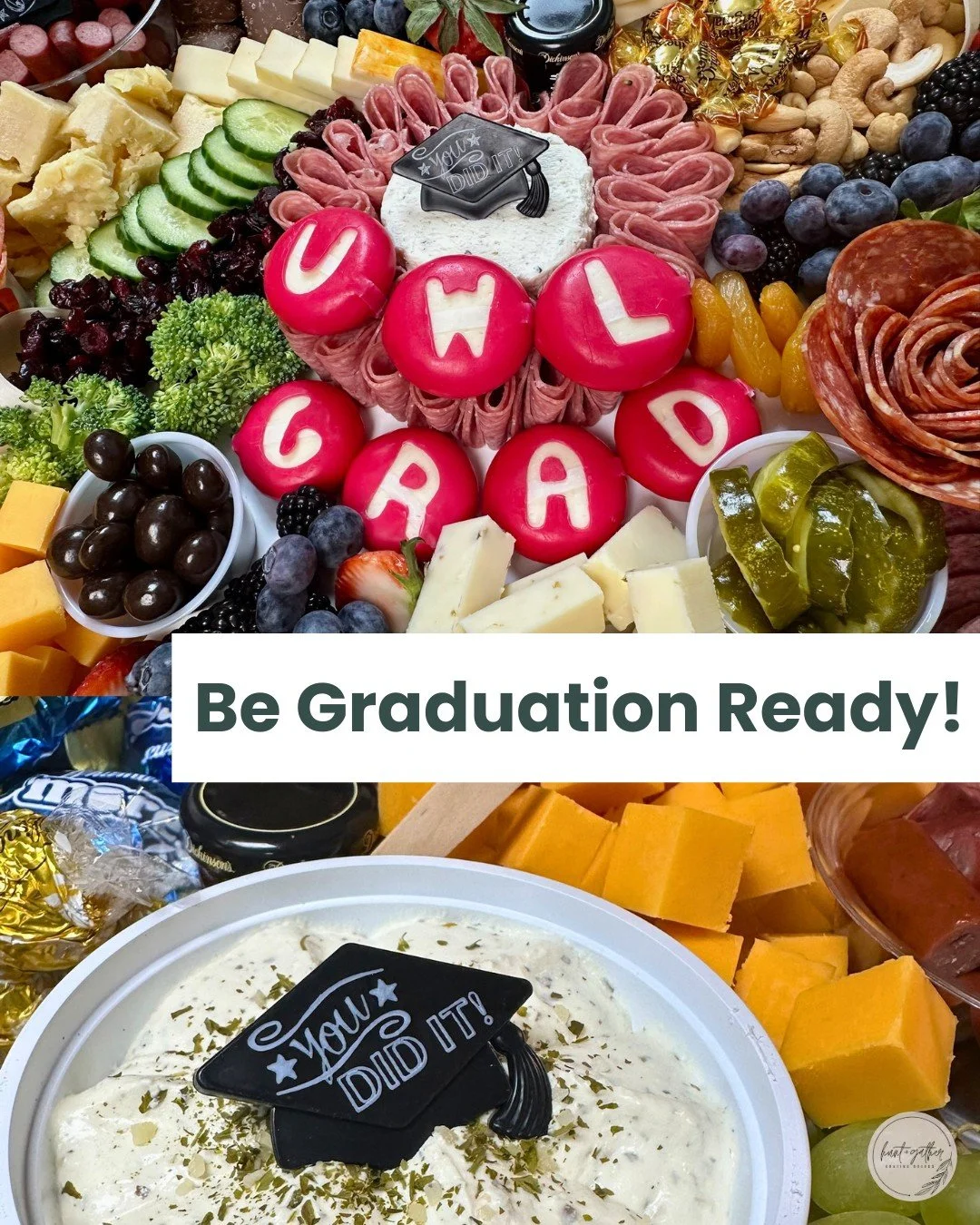 Graduation is right around the corner! 🎓 Our boards are the perfect way to say "you did it!" Head to our website to find the perfect options for any type of celebration. 

https://www.huntandgathergrazing.com/boards-menu

#HuntAndGatherGra