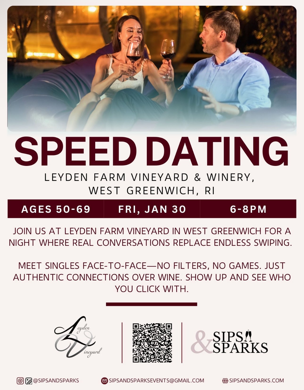 Sip & Sparks speed Dating 