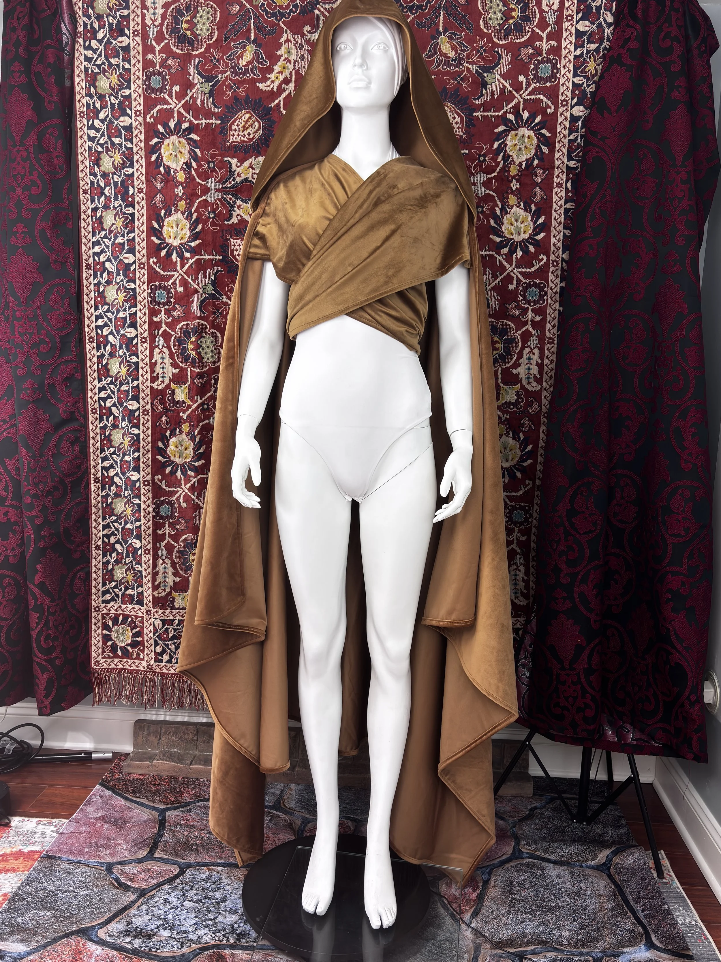 Brown Velvet Cloak