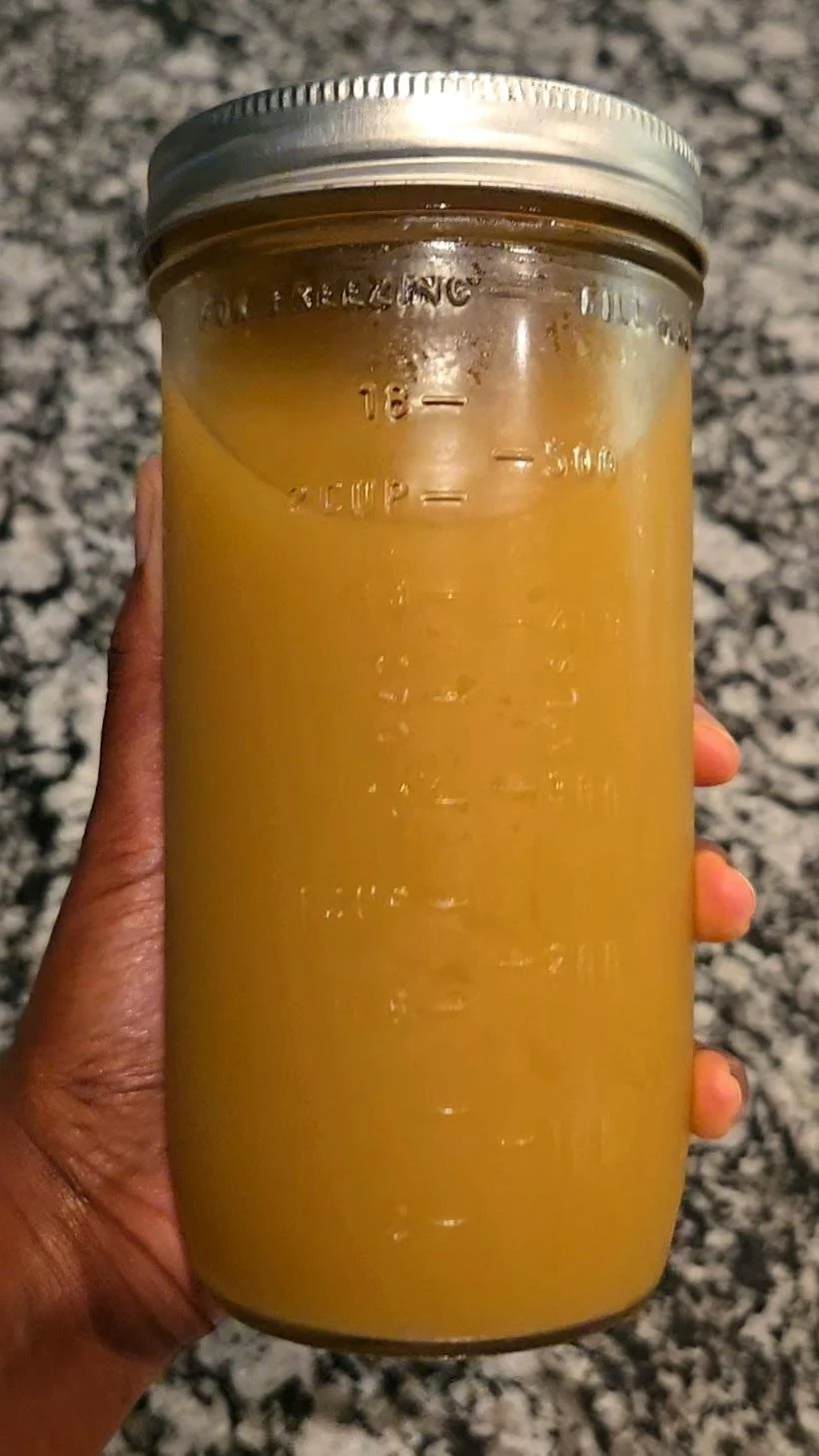Homemade veggie broth