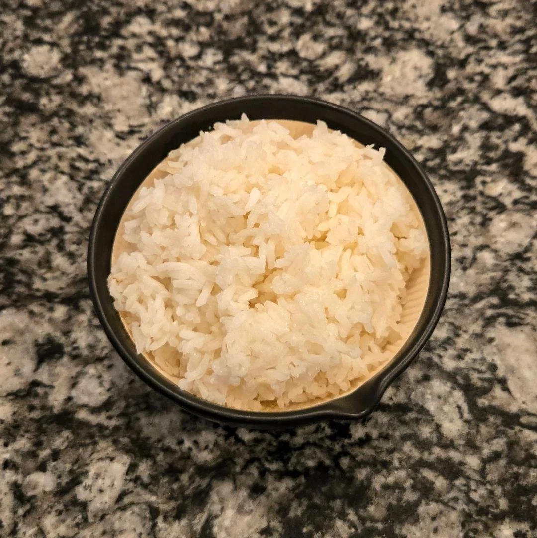 Plain white rice