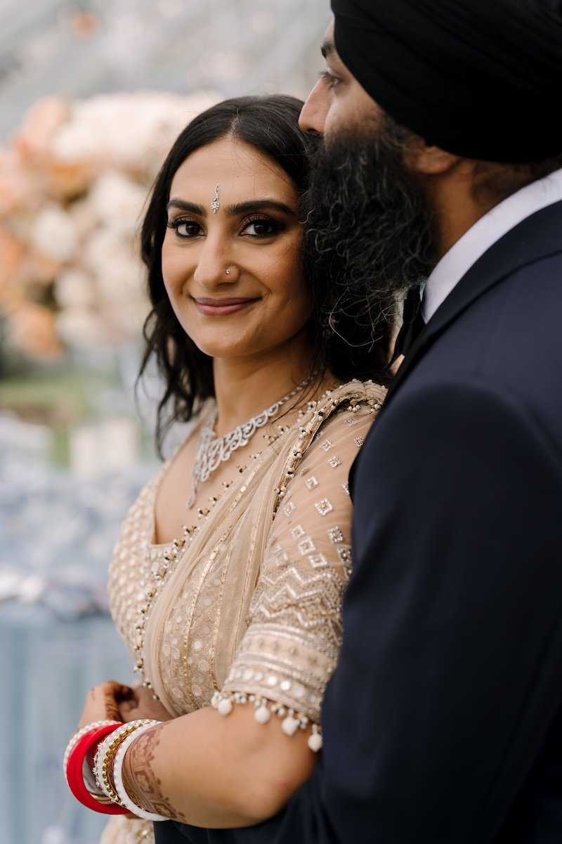  bridal portrait with groom 