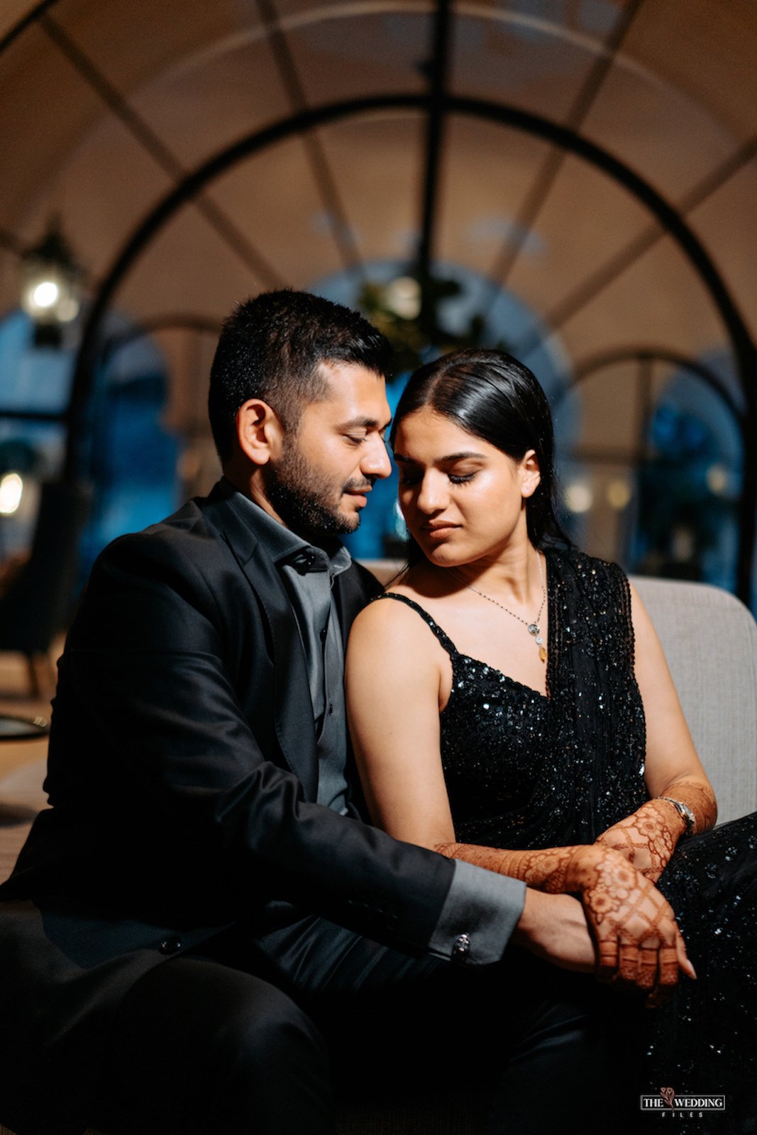 South Asian Couple at their after party