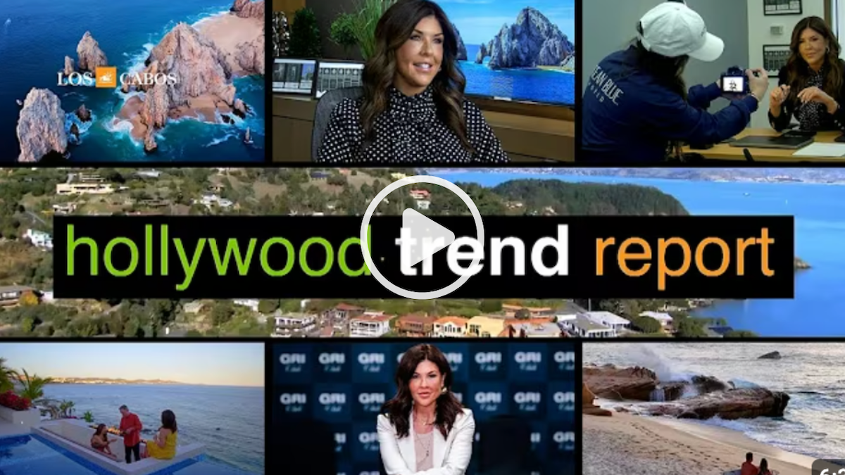 Hollywood Trend Report Spotlight on CEO Powerhouse Vanessa Fukunaga Los Cabos Real Estate Mogul and Ocean Blue Magazine Owner and Editor - Featured on KTLA 5