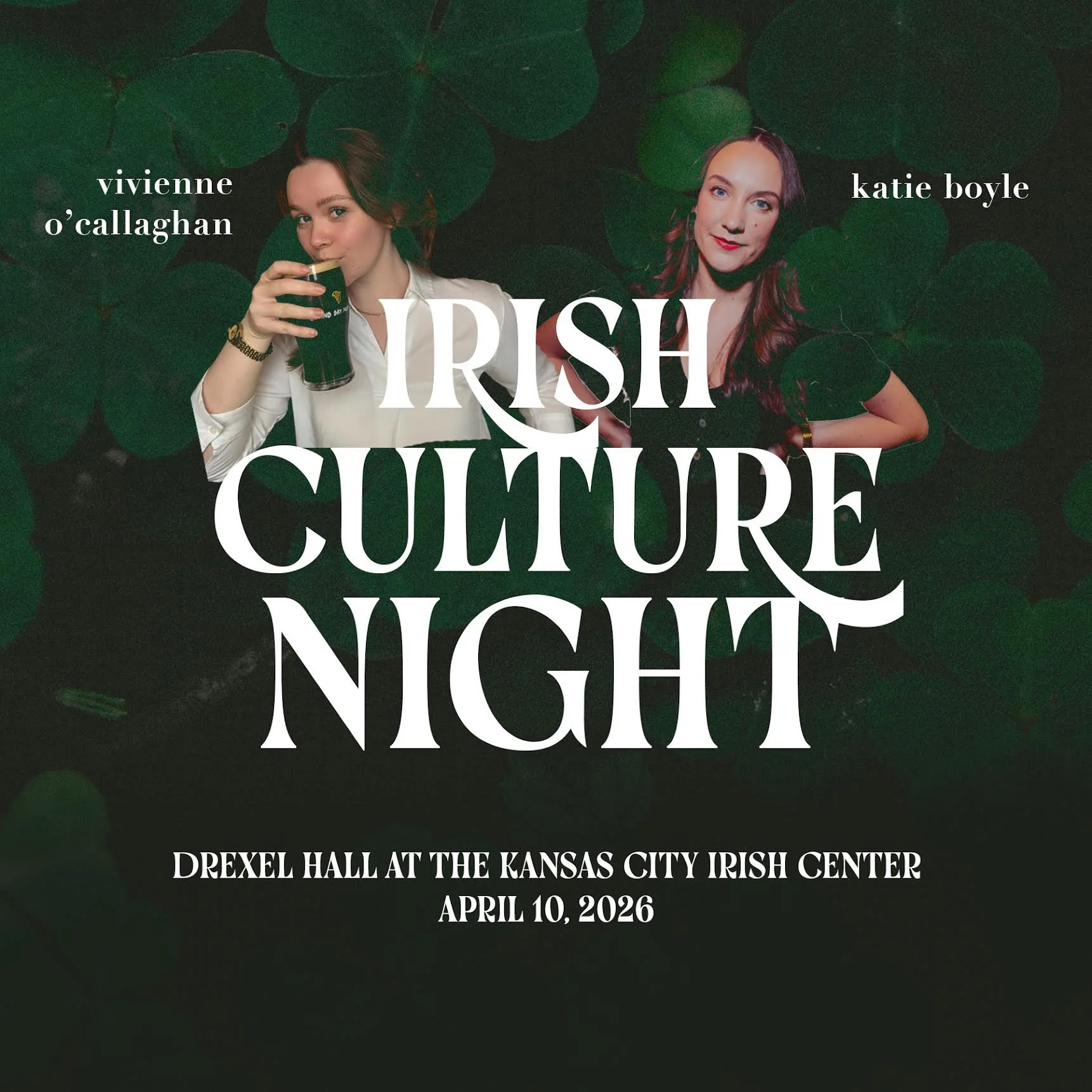 Irish Culture Night with Katie and Vivienne