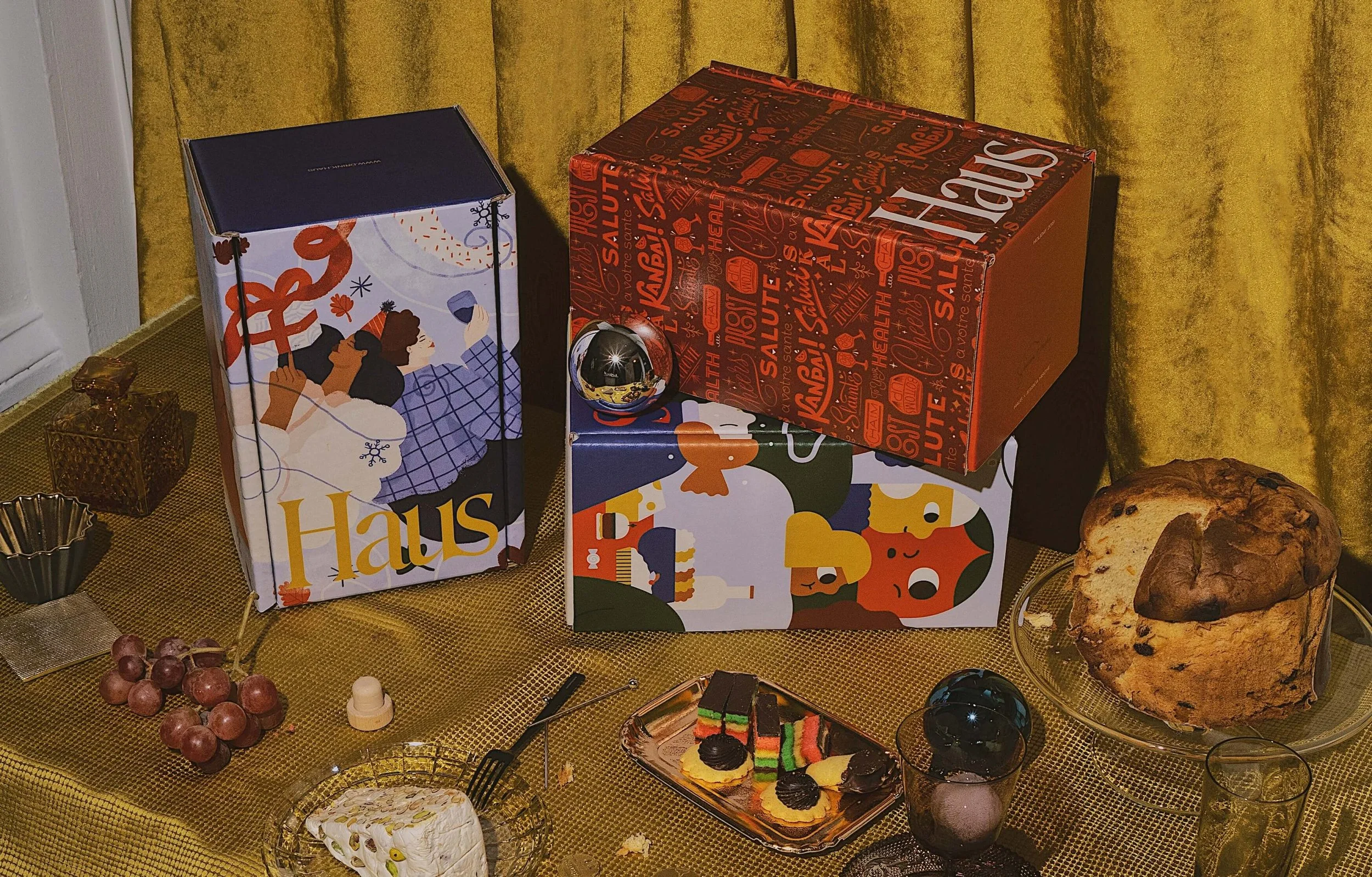 Packaging for HAUS Holiday Collection