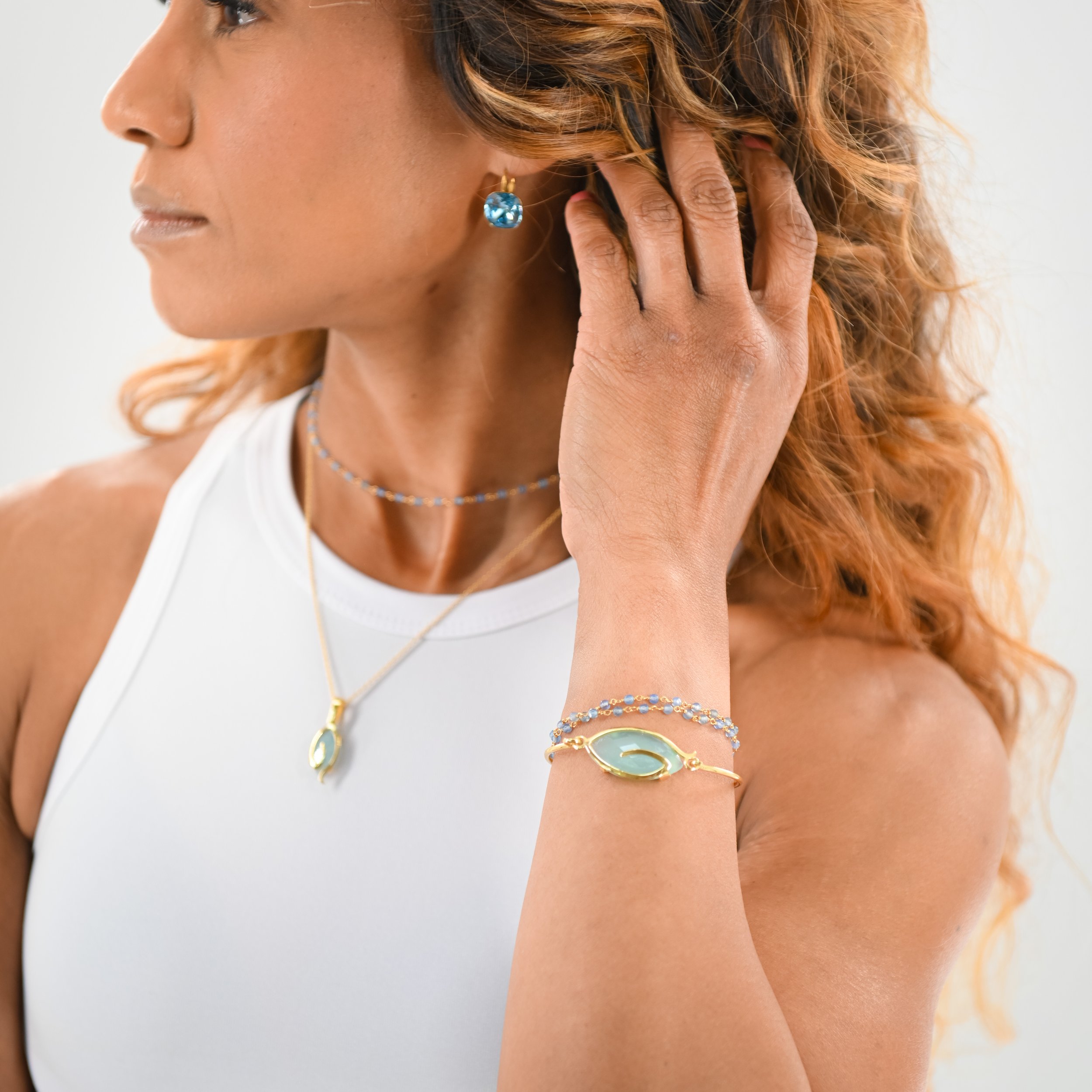 Kimberly James Blue Chalcedony Stack Bracelet LS-4697.jpg