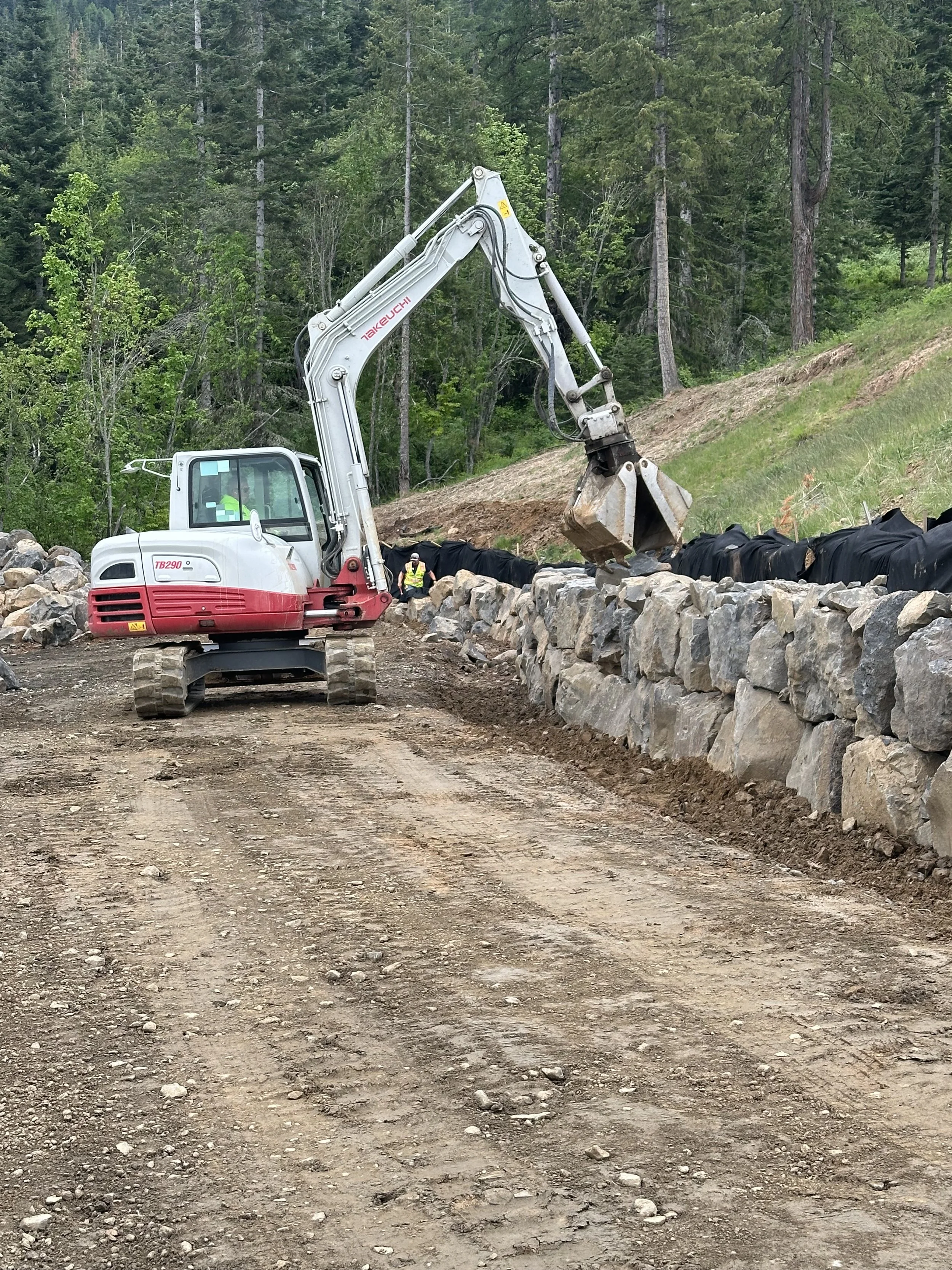Rock wall builders