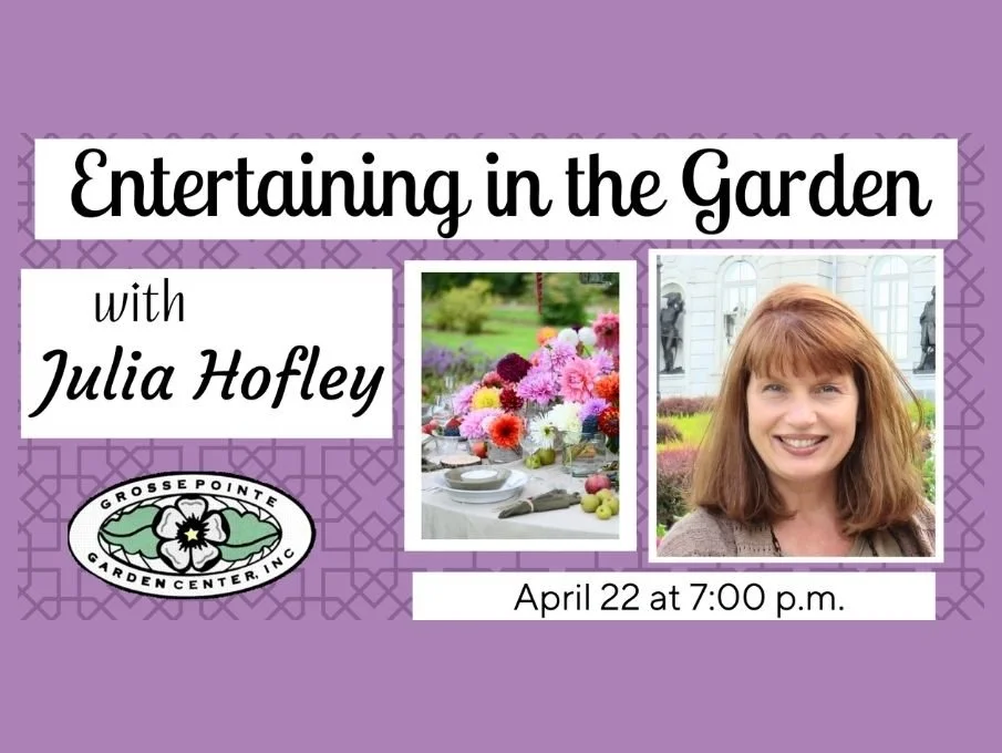 Entertaining in the Garden