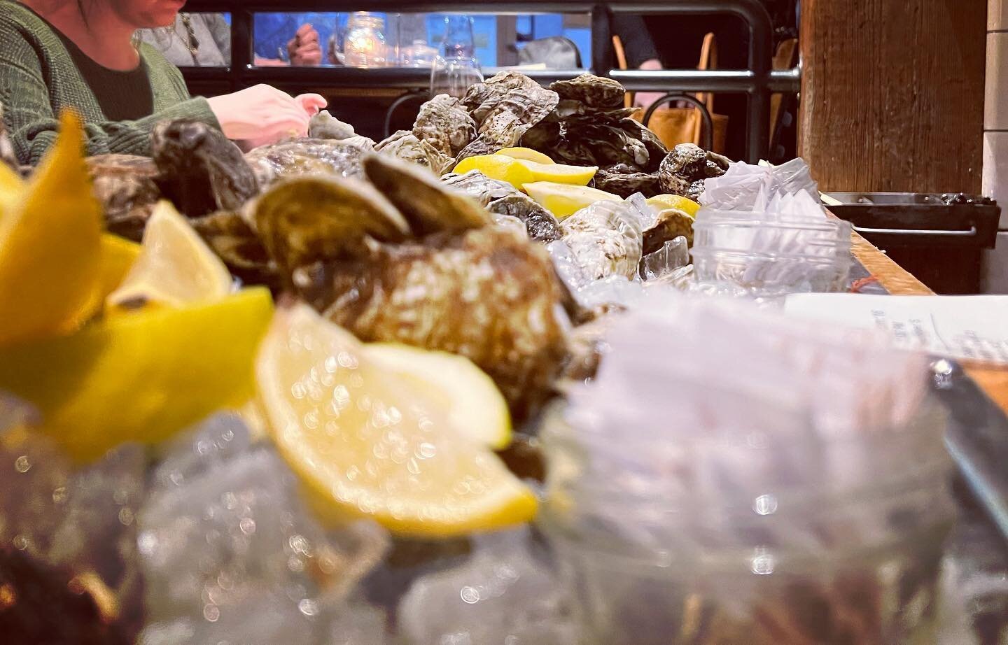 It might be cold but it&rsquo;s warm in Lento! We&rsquo;re shucking 2 dollar oysters 5-8:30. No corkage fee and specialty cocktails only 7 dollars. See you tonight!