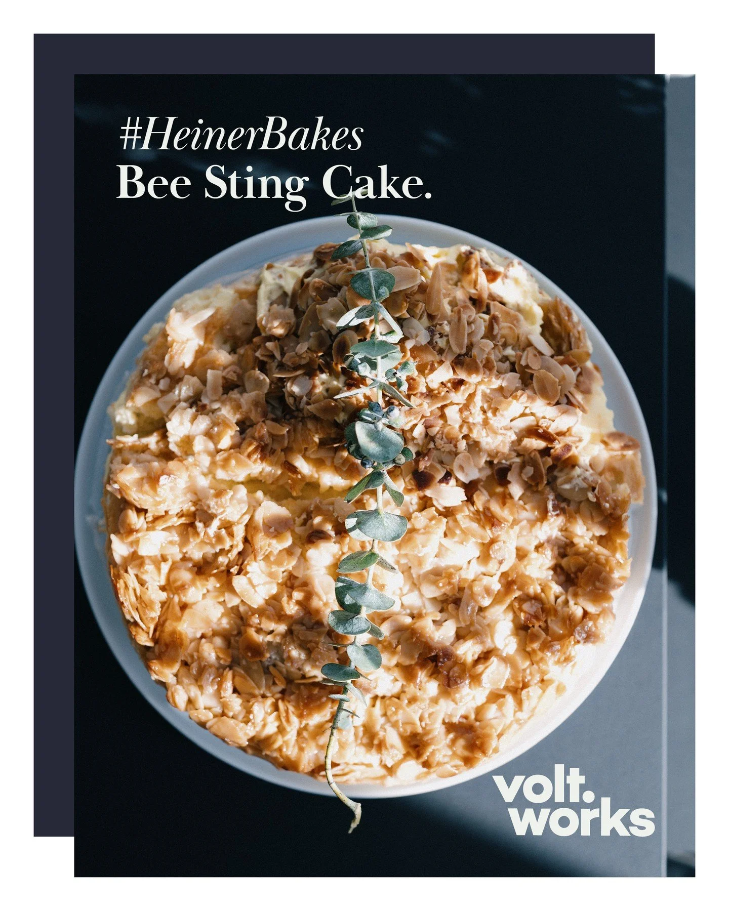 Soft yeast dough. Creamy vanilla filling. A golden almond crust that crunches just right. Today #HeinerBakes a Bienenstich! And yes, we&rsquo;re already hoping for a second round.

#coworking #coworkingspace #coworkingm&uuml;nster #m&uuml;nstercity #