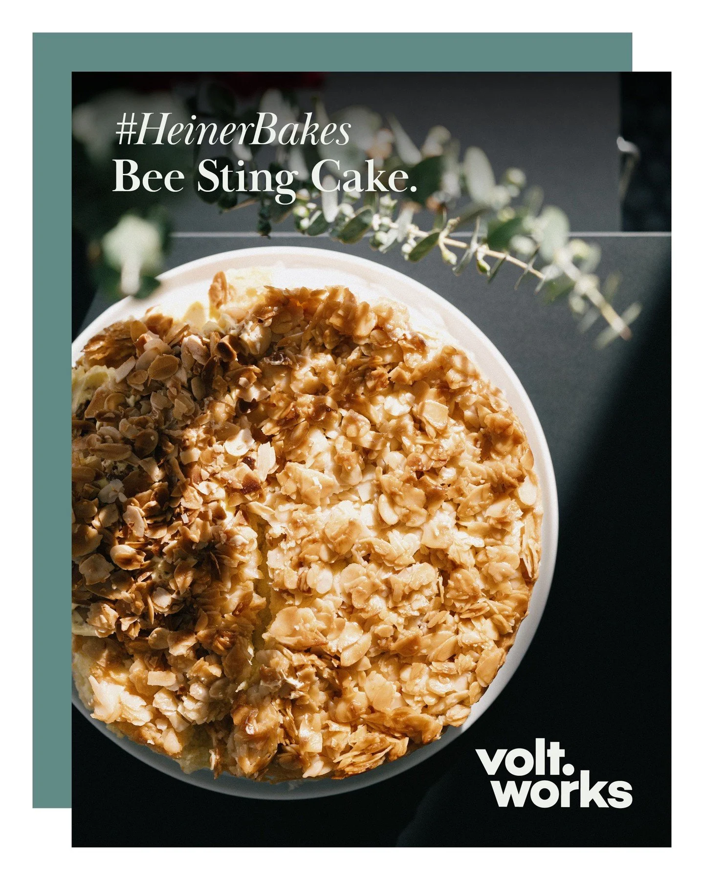 One Bienenstich wasn&rsquo;t enough. Why? Because Heiner (Aaron&rsquo;s father-in-law and our resident baking perfectionist) decided the first one wasn&rsquo;t quite up to his standards. So he made a second.

At volt.works, we understand that kind of