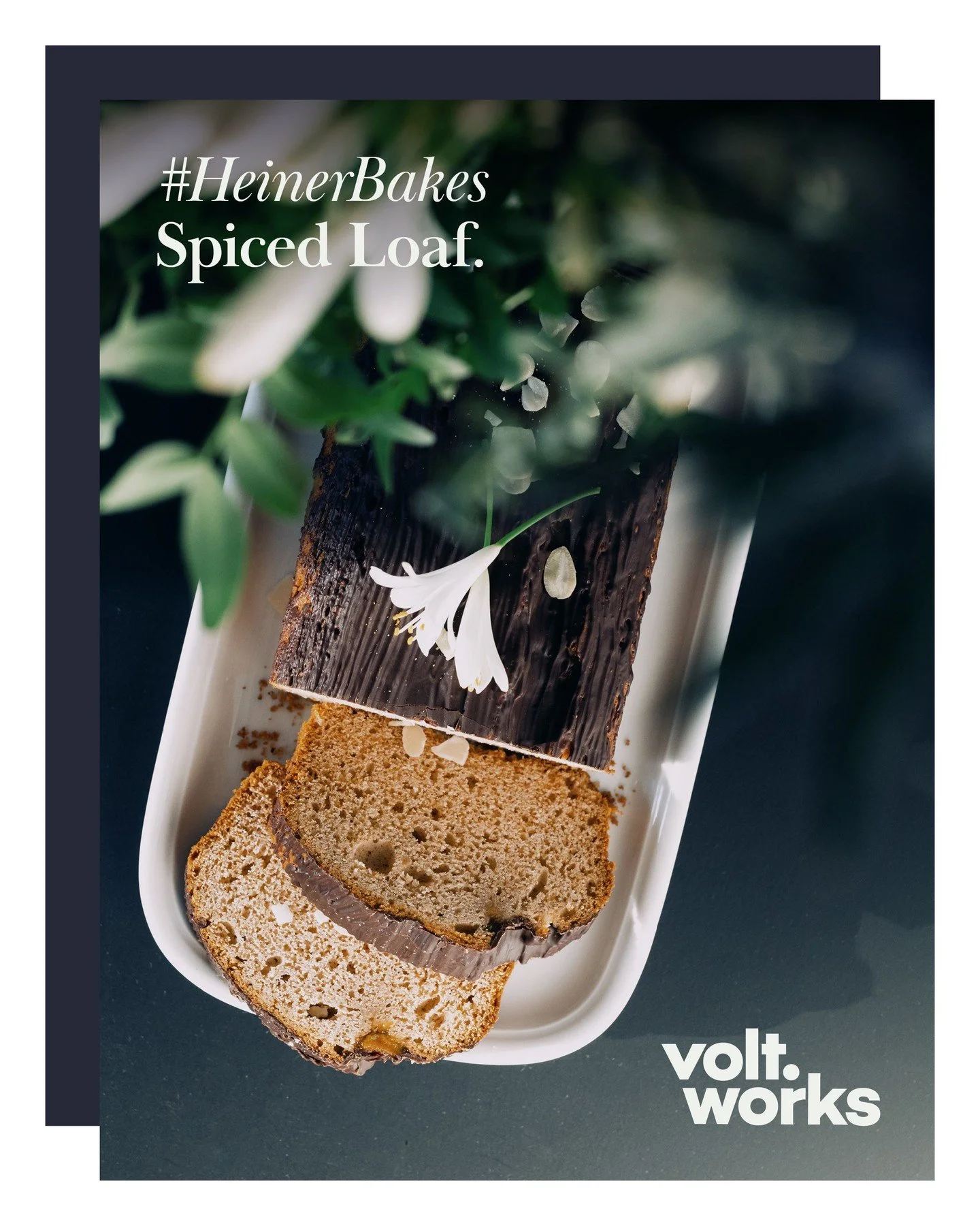 A quiet hero from Heiner&rsquo;s kitchen: the spiced loaf. Warm, fragrant, and gone before lunch. #HeinerBakes #coworkingm&uuml;nster #voltworks