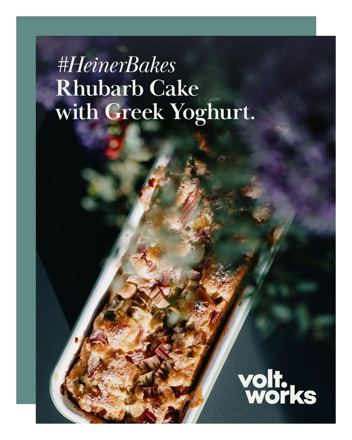 A little tart. A little creamy. A lot gone by lunchtime.

Today&rsquo;s #HeinerBakes creation: rhubarb cake with Greek yoghurt. Fresh, light, and dangerously easy to go back for &ldquo;just one more slice.&rdquo;

#coworkingm&uuml;nster #voltworks #c