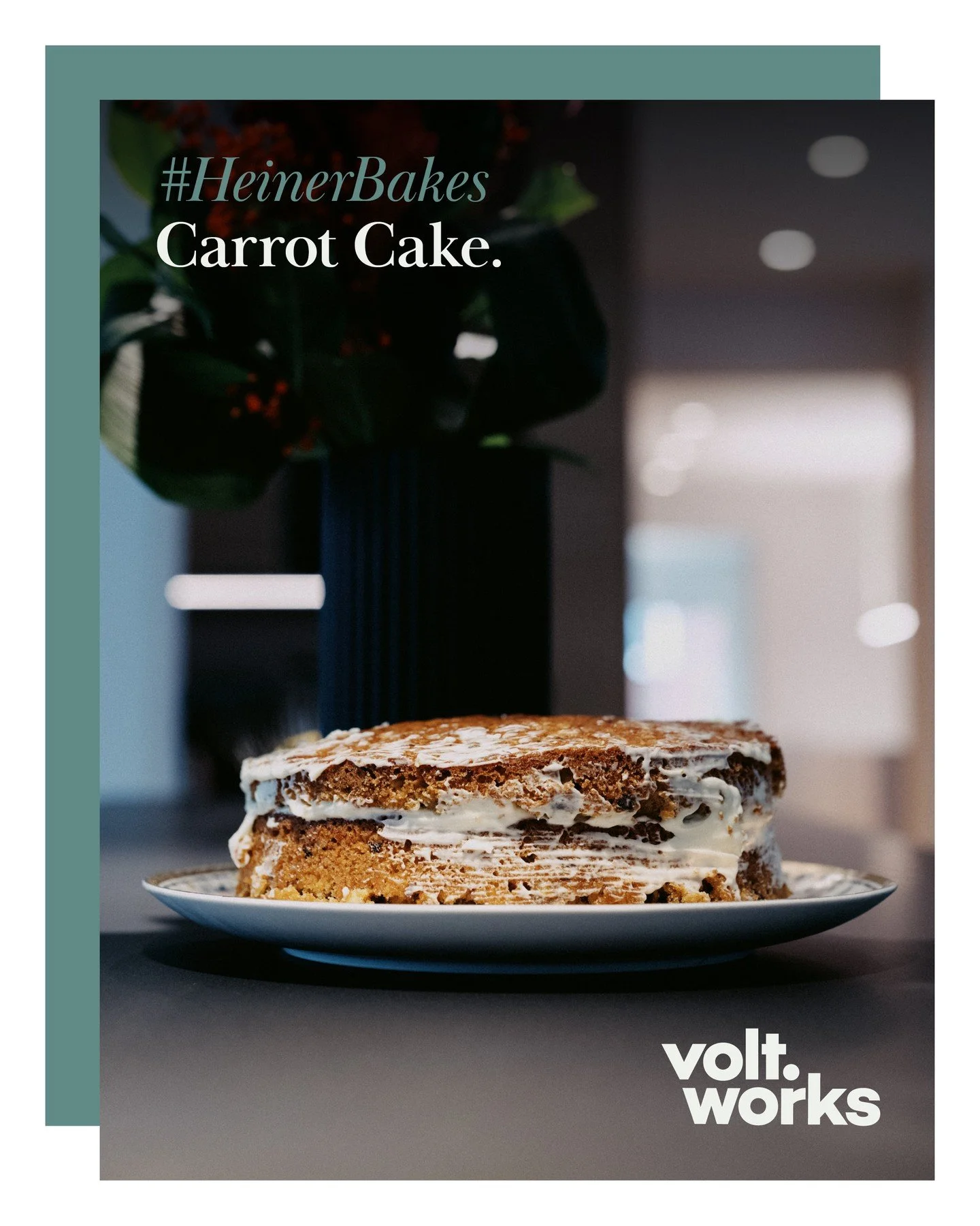 Today&rsquo;s #HeinerBakes creation is a wonderfully moist carrot cake, packed with spice and exactly the kind of thing that gets people away from their desks and gathering around the kitchen. Productivity fuel? We're going with yes!

#HeinerBakes #c