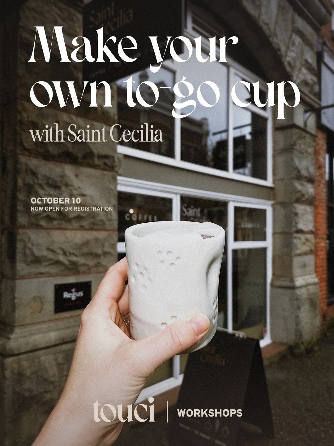 Handbuild Your Everyday Coffee Companion at Saint Cecilia!
