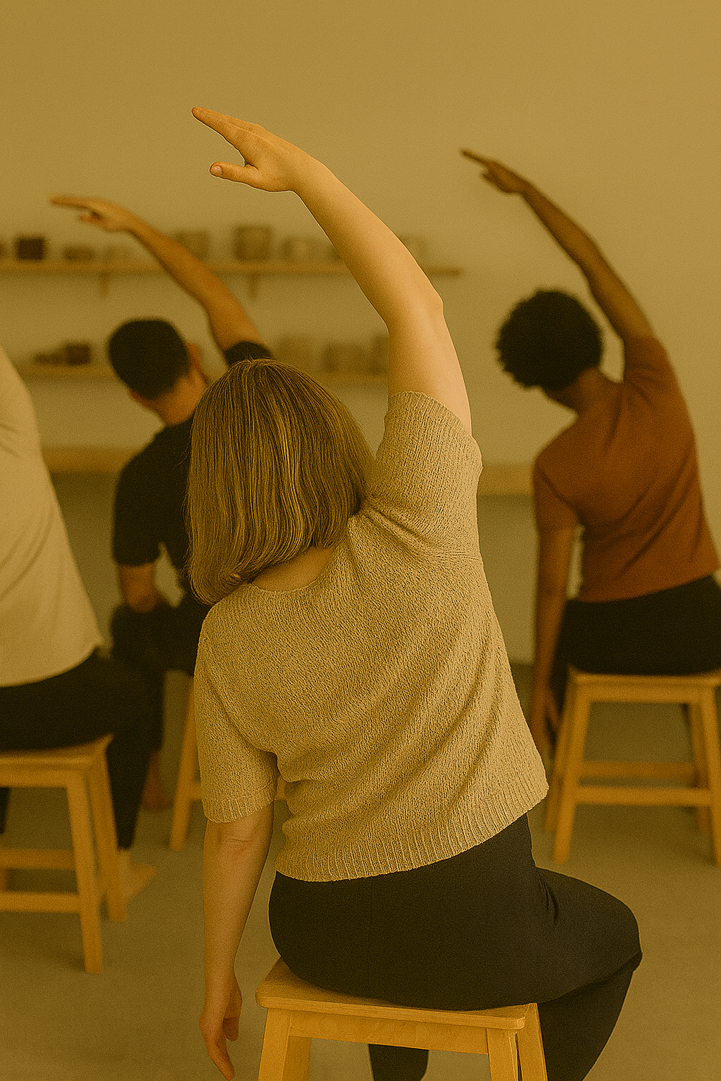 Chair Yoga in Pottery Studio.png