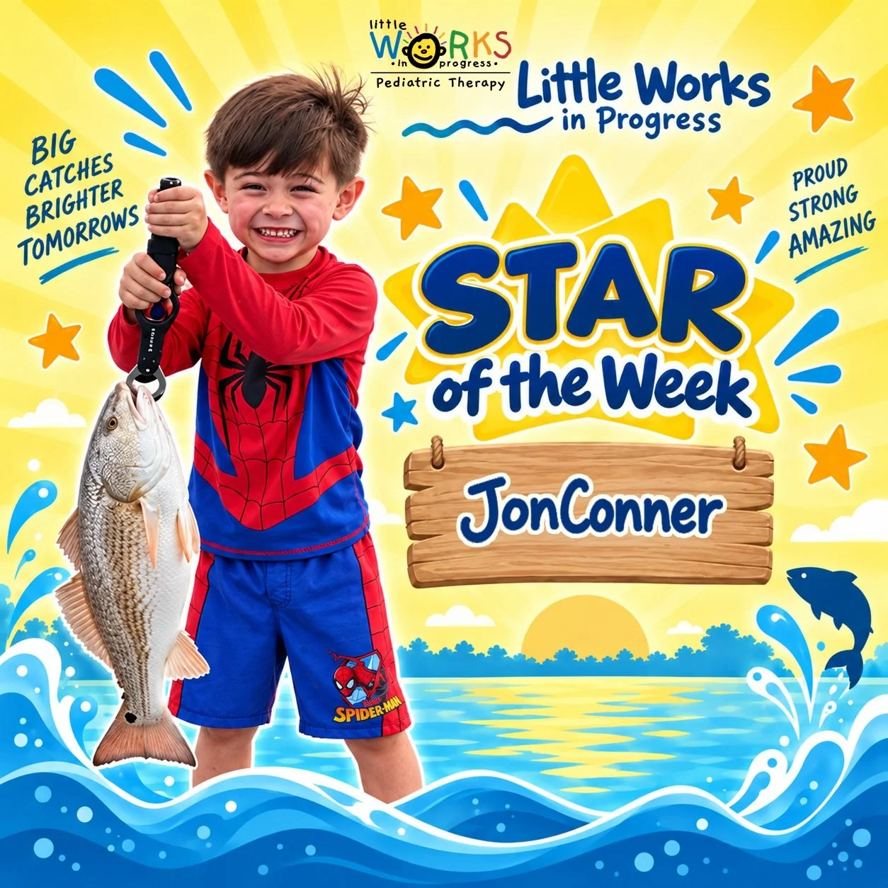 Give a shout out to Jon, our Little Works In Progress Star! 💫