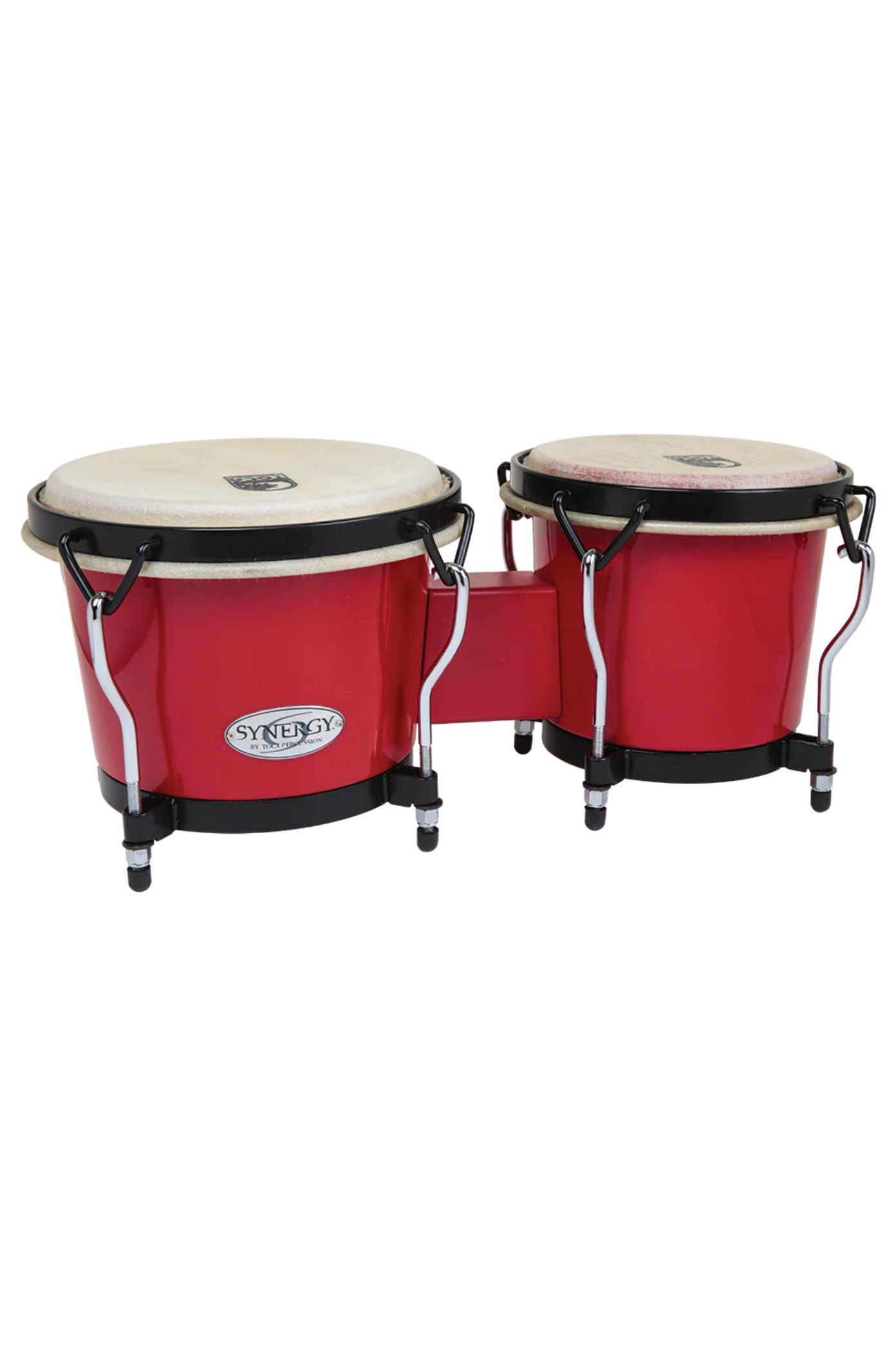 Toca 2100SR Synergy Synthetic Bongos - Red **DROPSHIP**