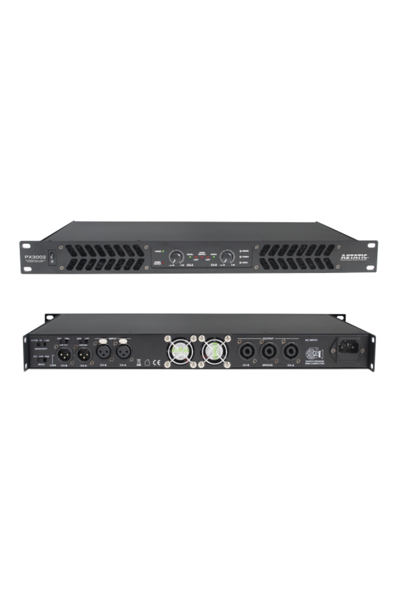 CAD/Astatic PX3002 Power Amplifier - 300 Watts **SPECIAL ORDER**