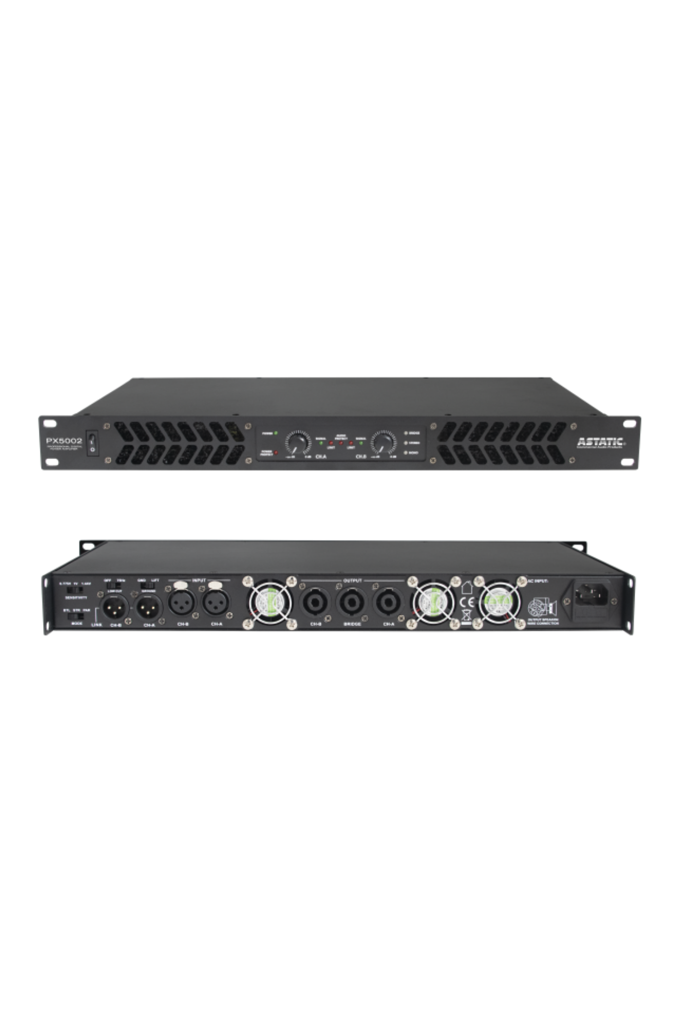 CAD/Astatic PX5002 Power Amplifier - 500 Watts **SPECIAL ORDER**