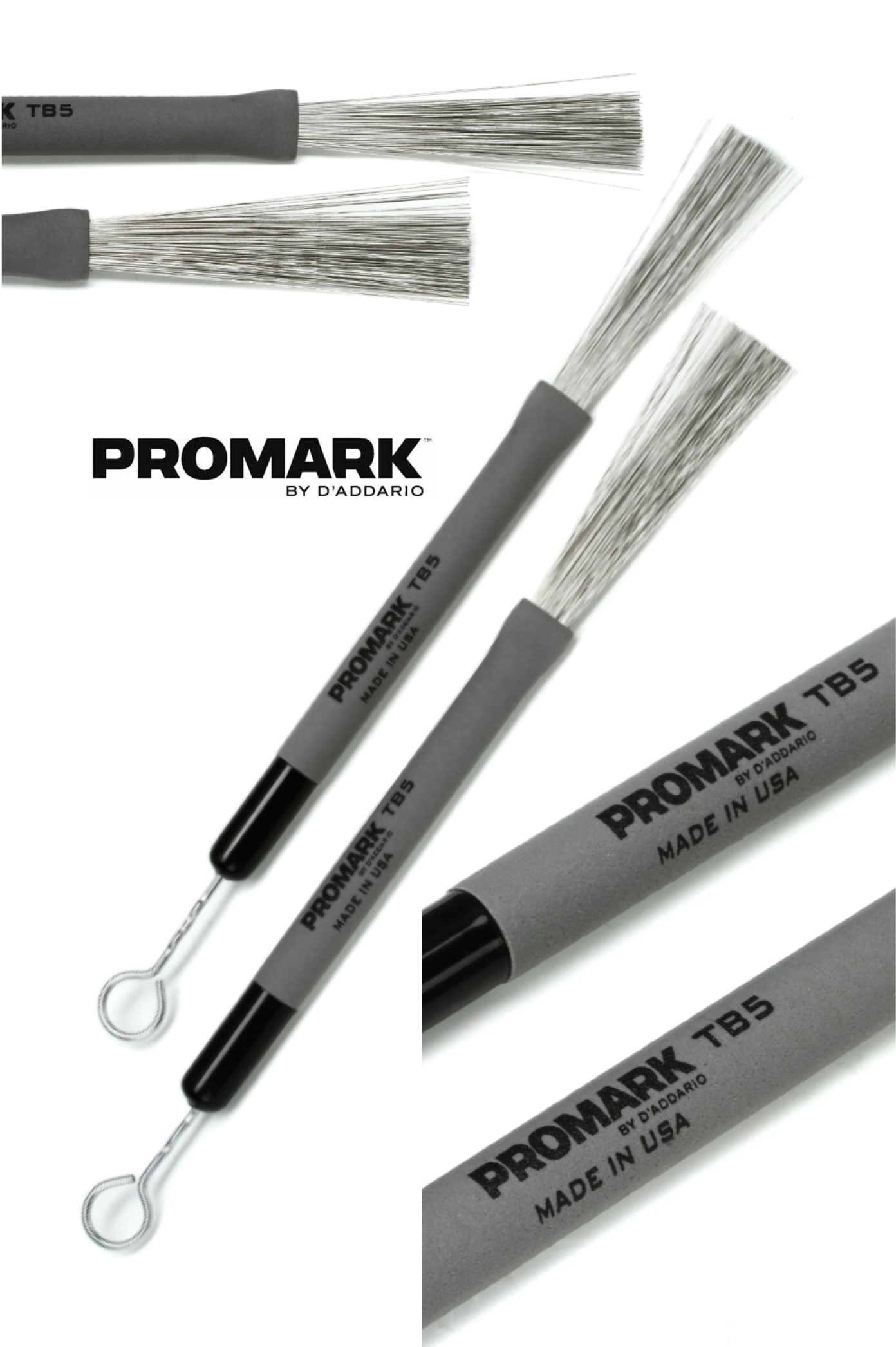 ProMark TB5 General Telescopic Wire Brushes (pair)