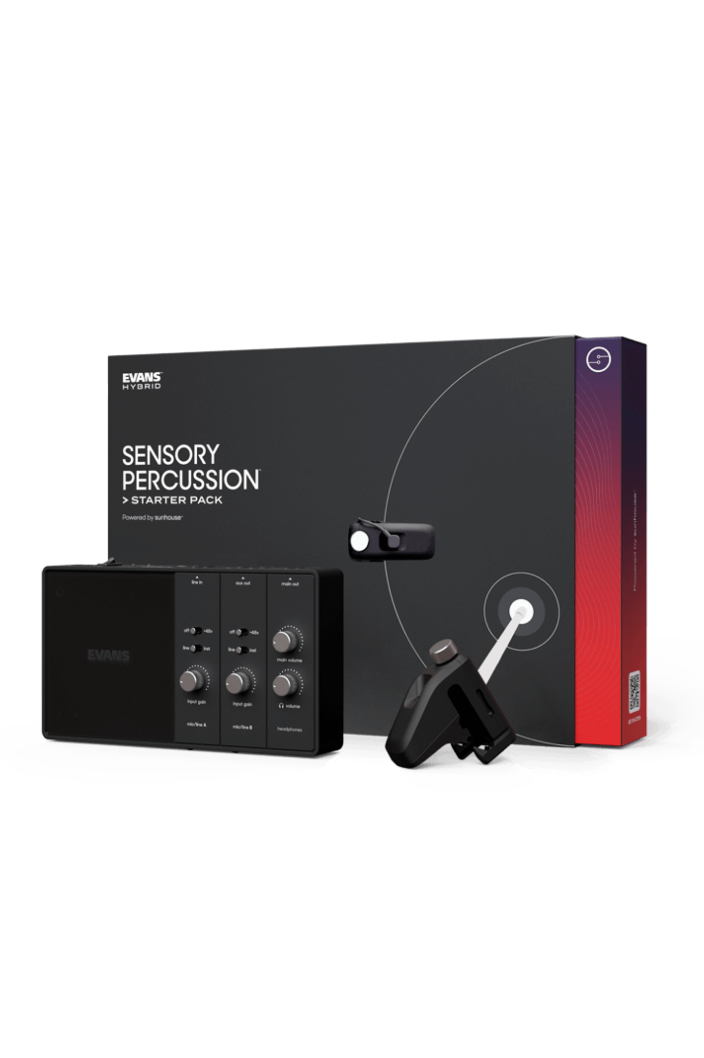 Evans Hybrid Sensory Percussion Starter Pack - EHSP-1-STARTER **SPECIAL ORDER**