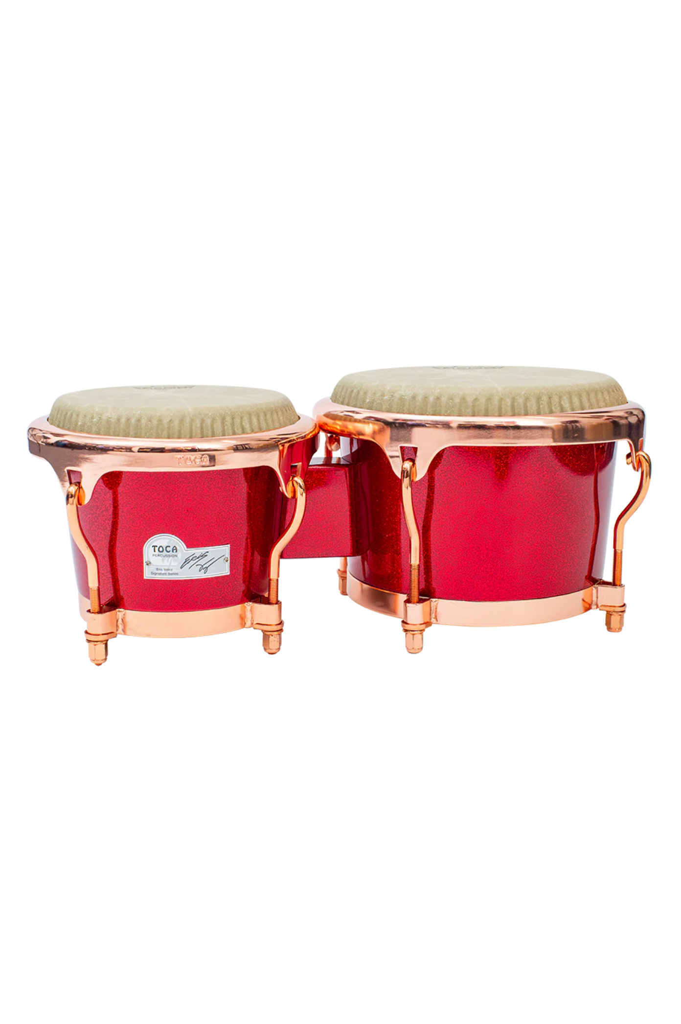Toca 4901-EVAR Eric Velez Signature Series Bongos - Rojo Arándano Glitter Finish **DROPSHIP**