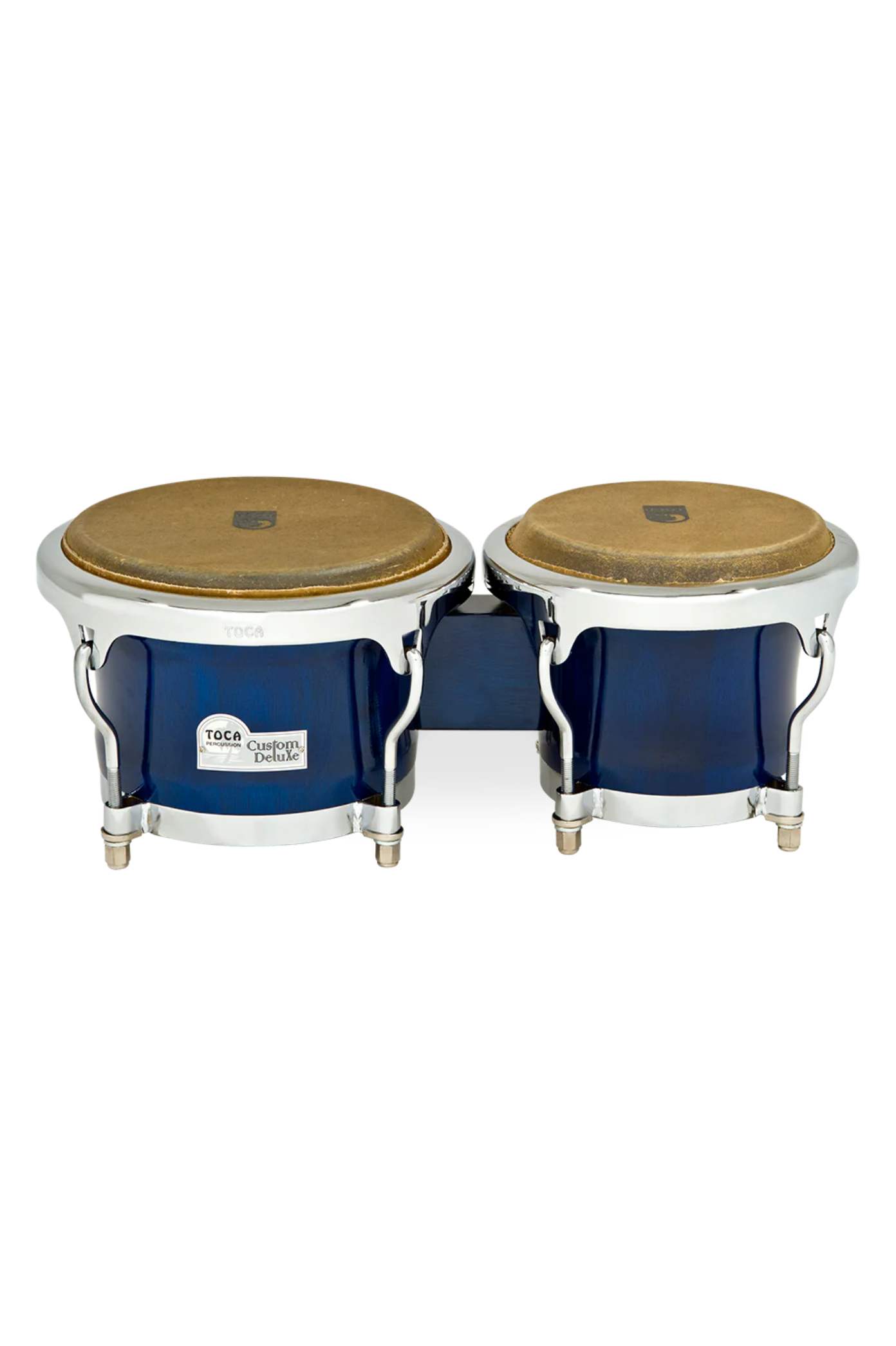 Toca 4600BW Custom Deluxe Wood Bongos - Blue Wood **DROPSHIP**