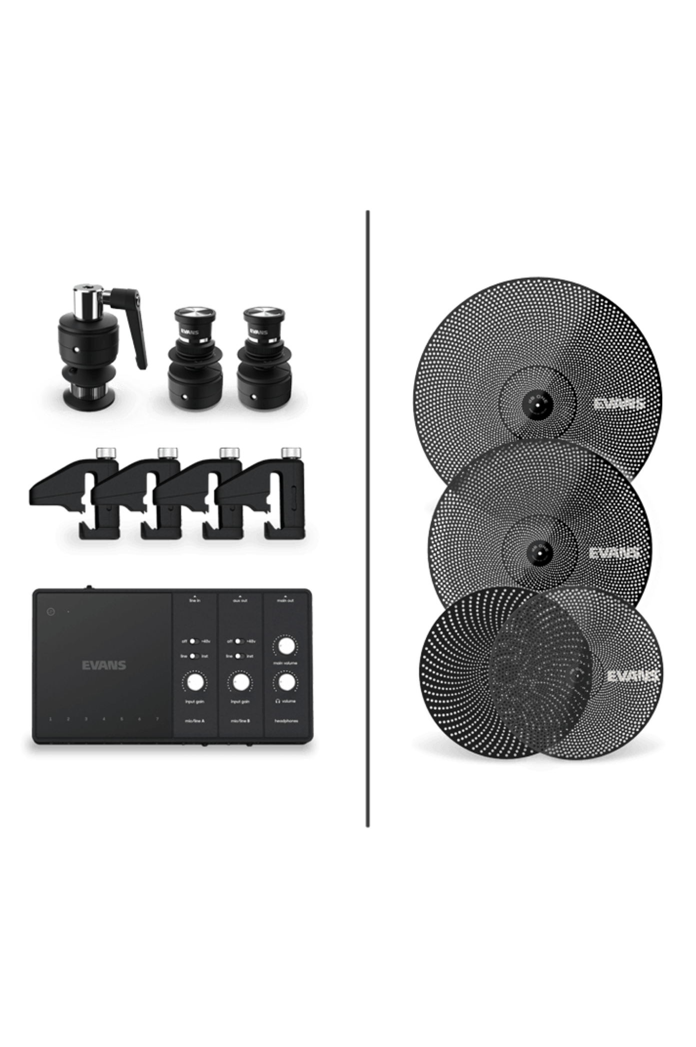 Evans Hybrid Sensory Percussion eKit System - EHSP-1-P421C **SPECIAL ORDER**