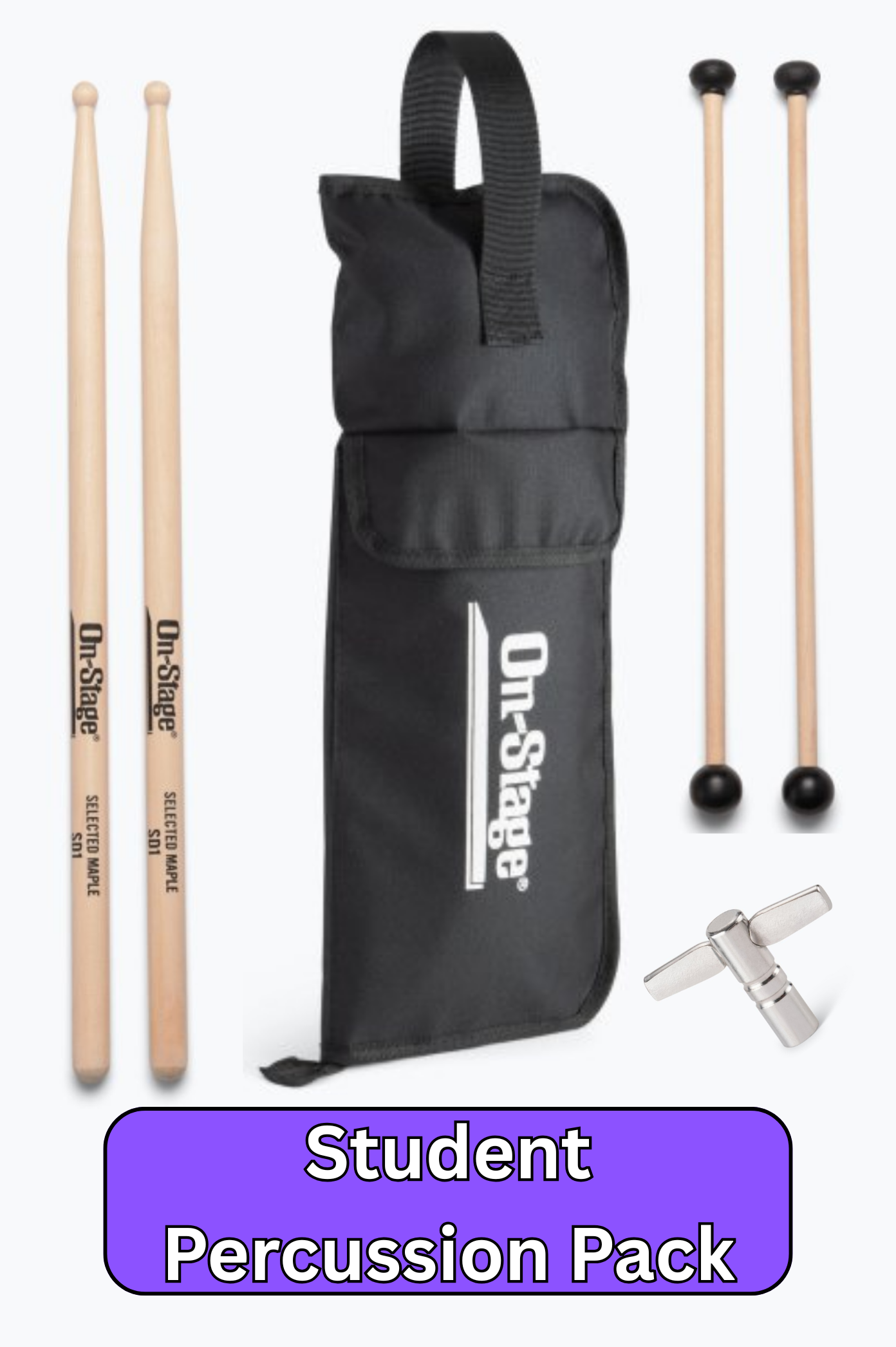 On-Stage SPP1 Student Percussion Pack