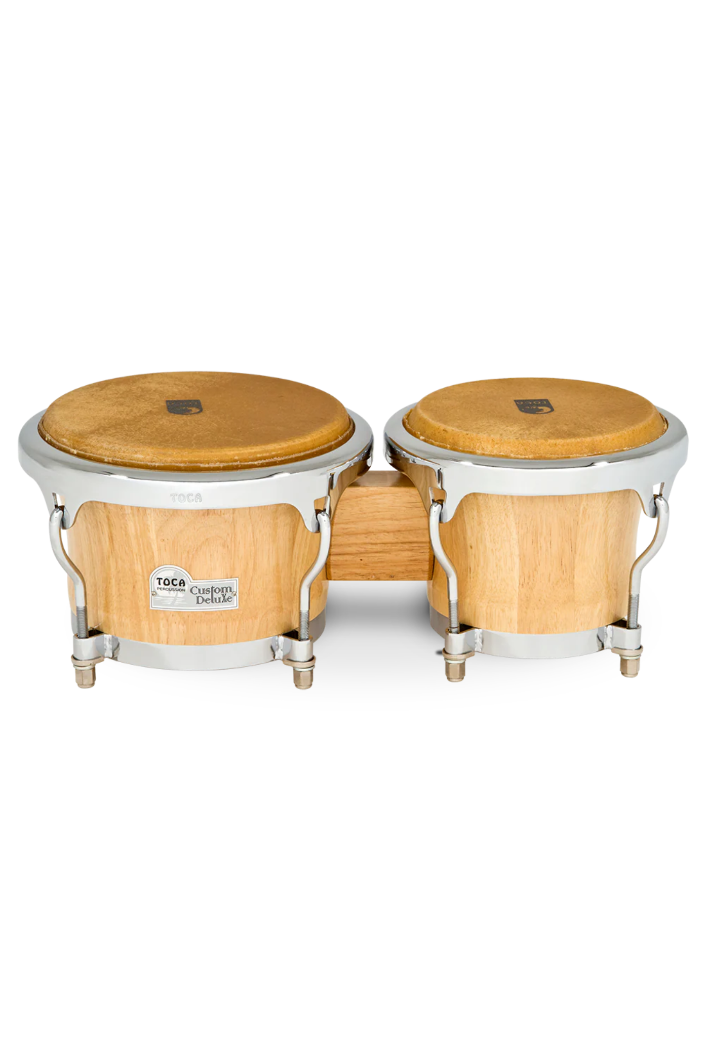 Toca 4600N Custom Deluxe Wood Bongos - Natural **DROPSHIP**