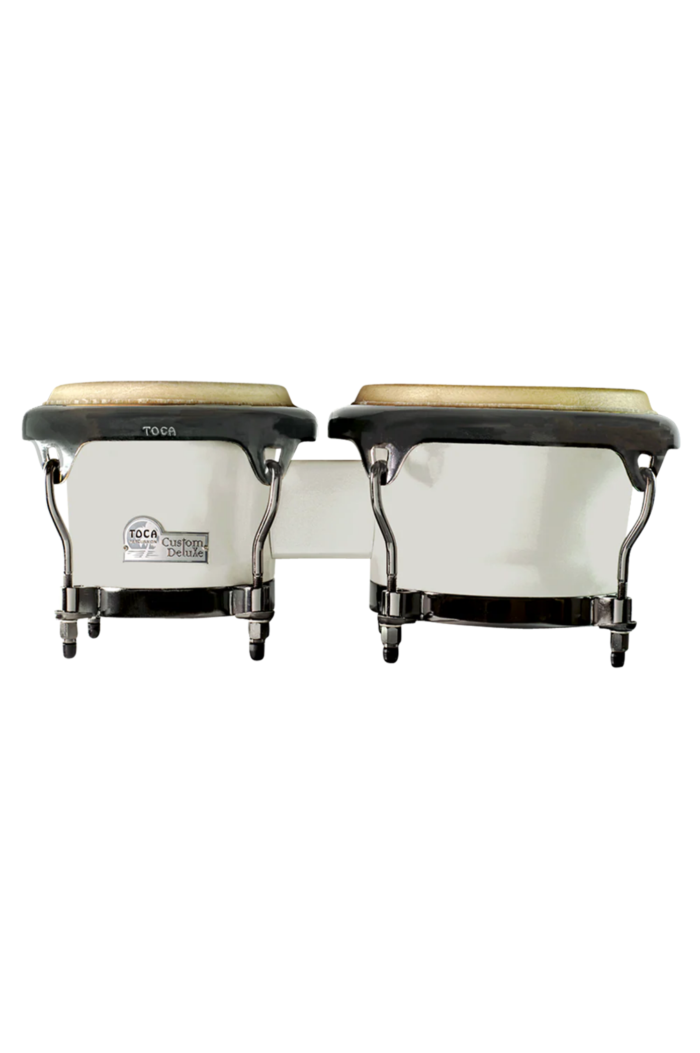 Toca 4600FMB Custom Deluxe Fiberglass Bongos - Margarita Blanca **DROPSHIP**
