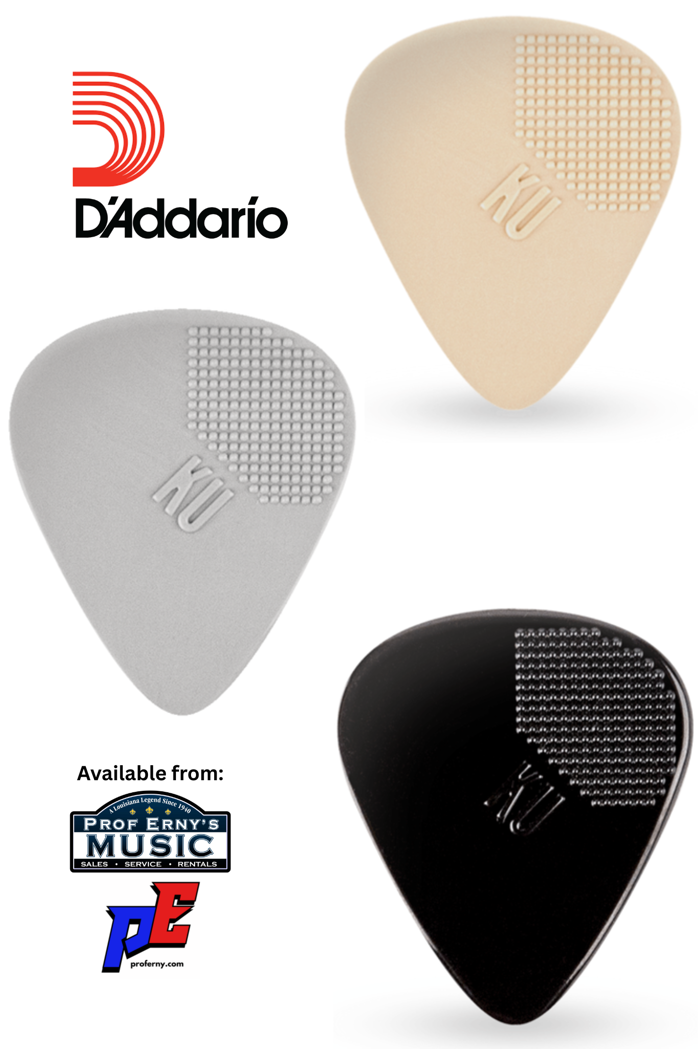 D'Addario Keith Urban Signature Ultem Picks - 5/Pack