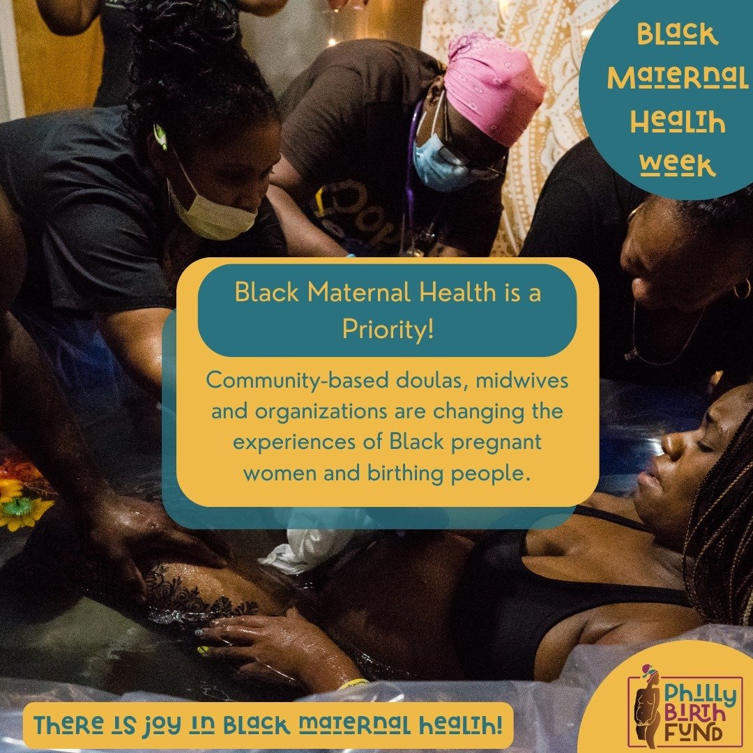 It's the last day of Black Maternal Health Week 2024 and we at PBF want to remind you that there is joy in this work! Community based doulas, midwives, organizations and volunteers continue to show the joy in Black maternal health and the work being 