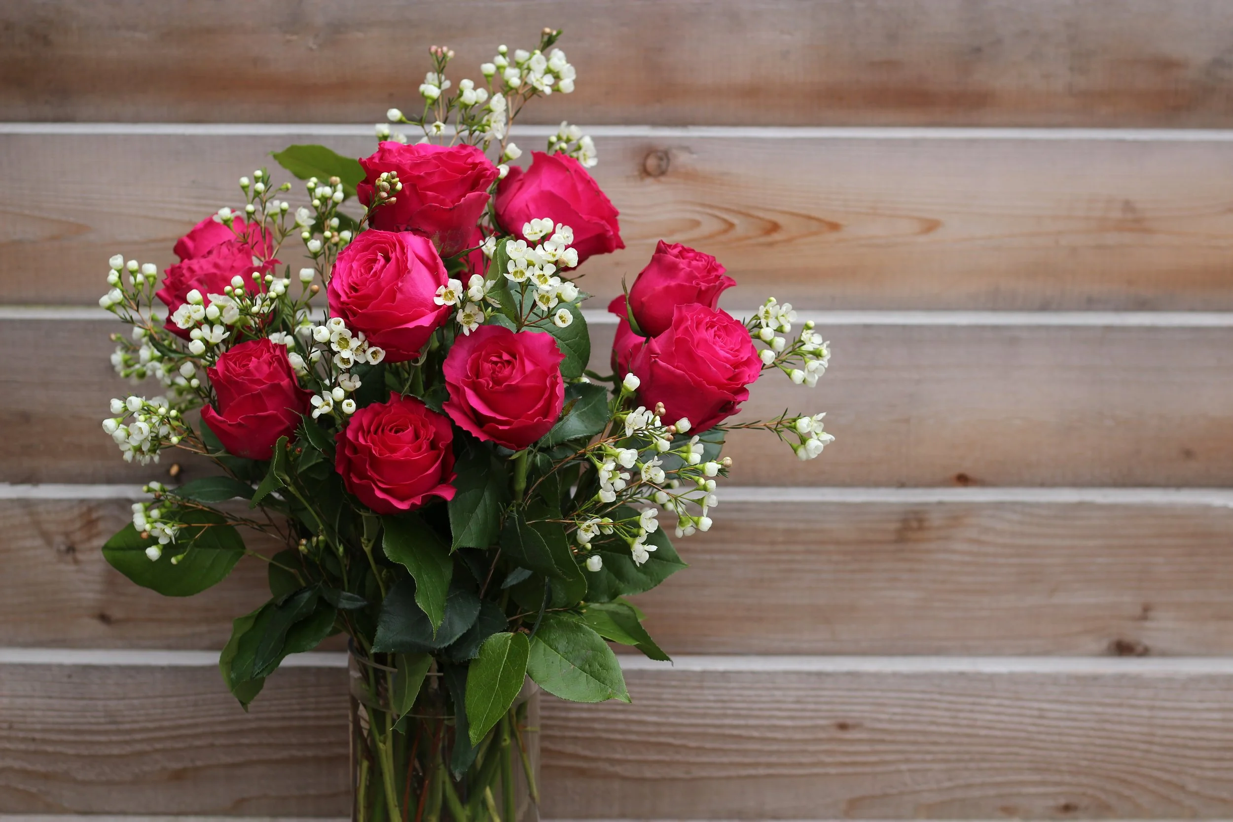 A Dozen Valentine's Roses for Pick-up