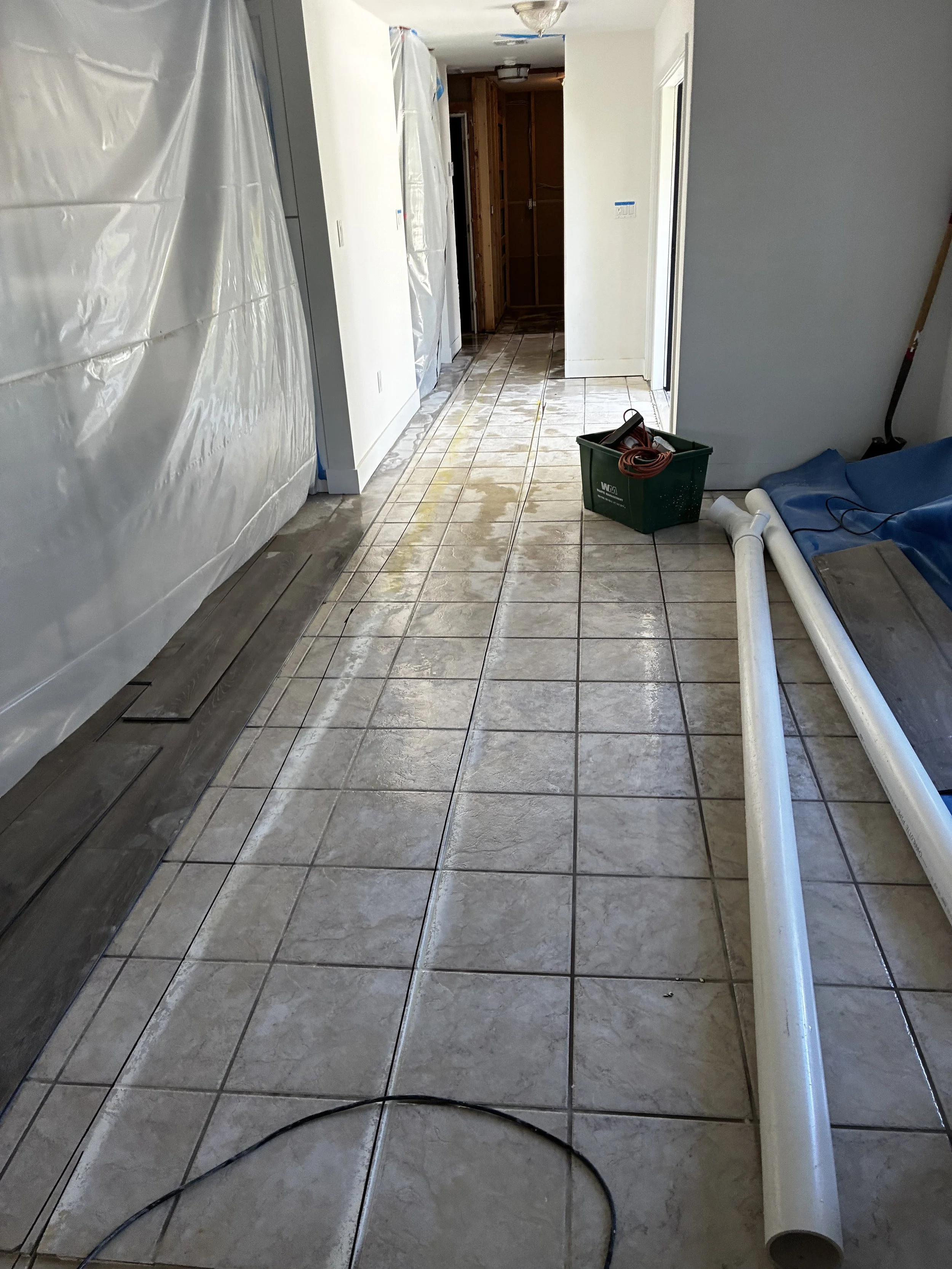 Before Concrete Cutting